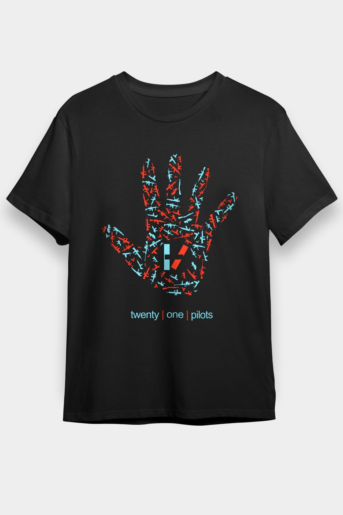 Twenty One Pilots Siyah Unisex Tişört T-Shirt - TişörtFabrikası