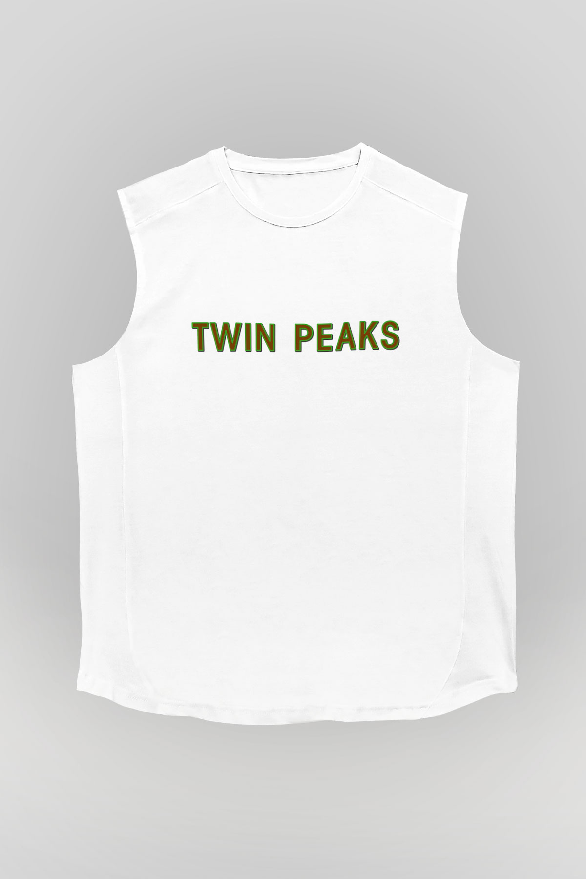Twin Peaks Beyaz Unisex Kolsuz Tişört