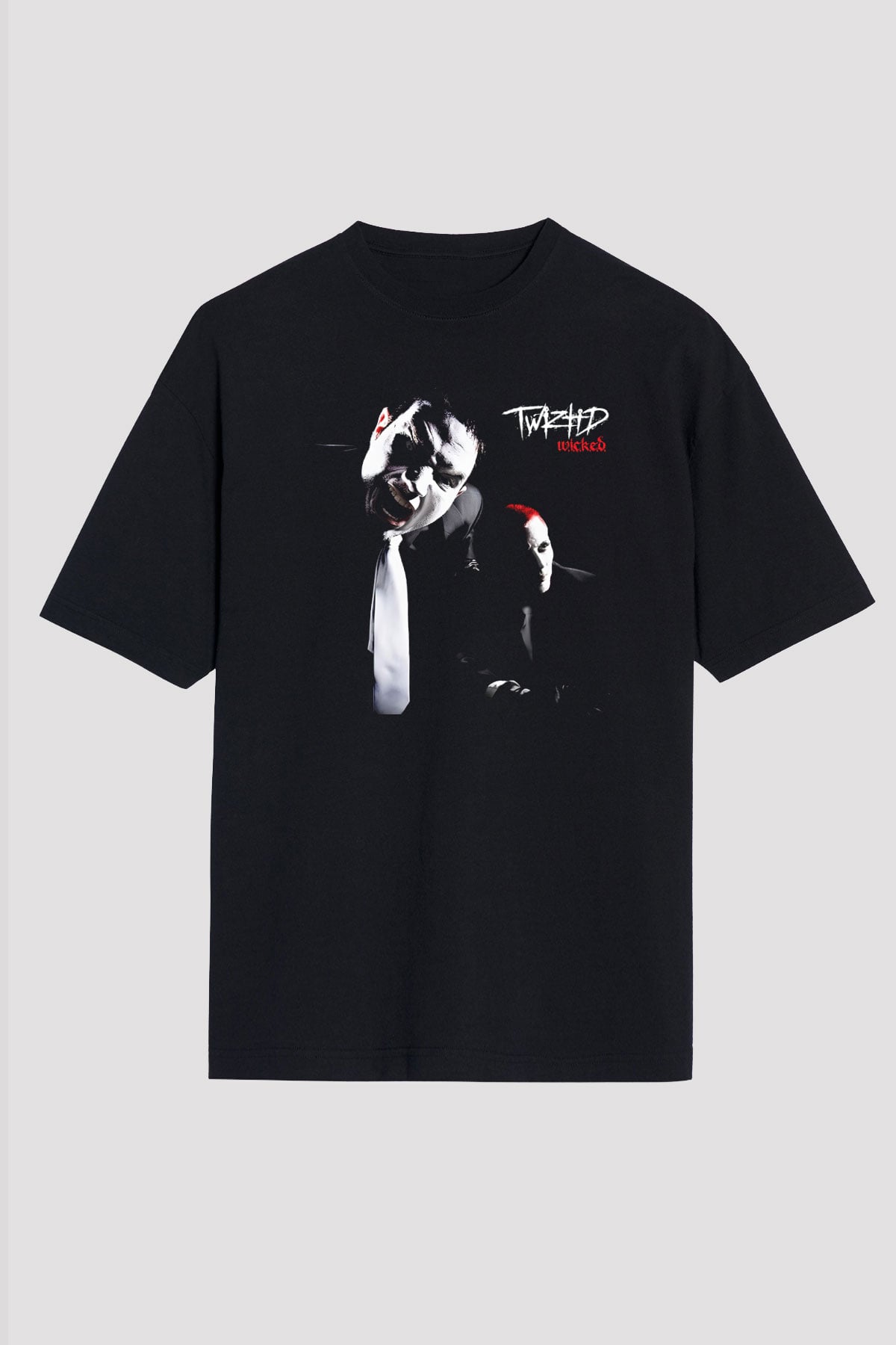 Twiztid Siyah Unisex Oversize Tişört T-Shirt