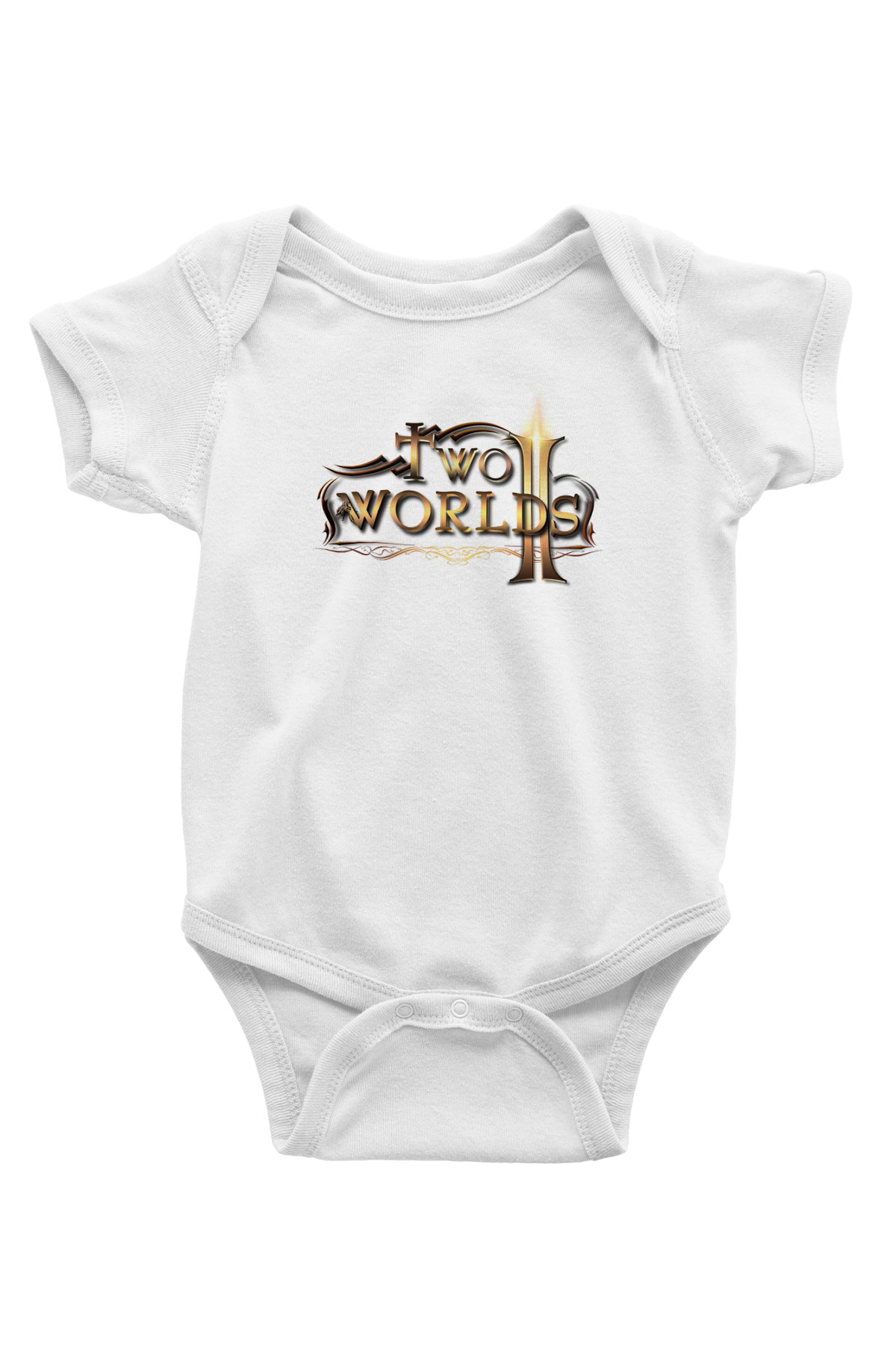 Two Worlds Beyaz Bebek Body - Zıbın