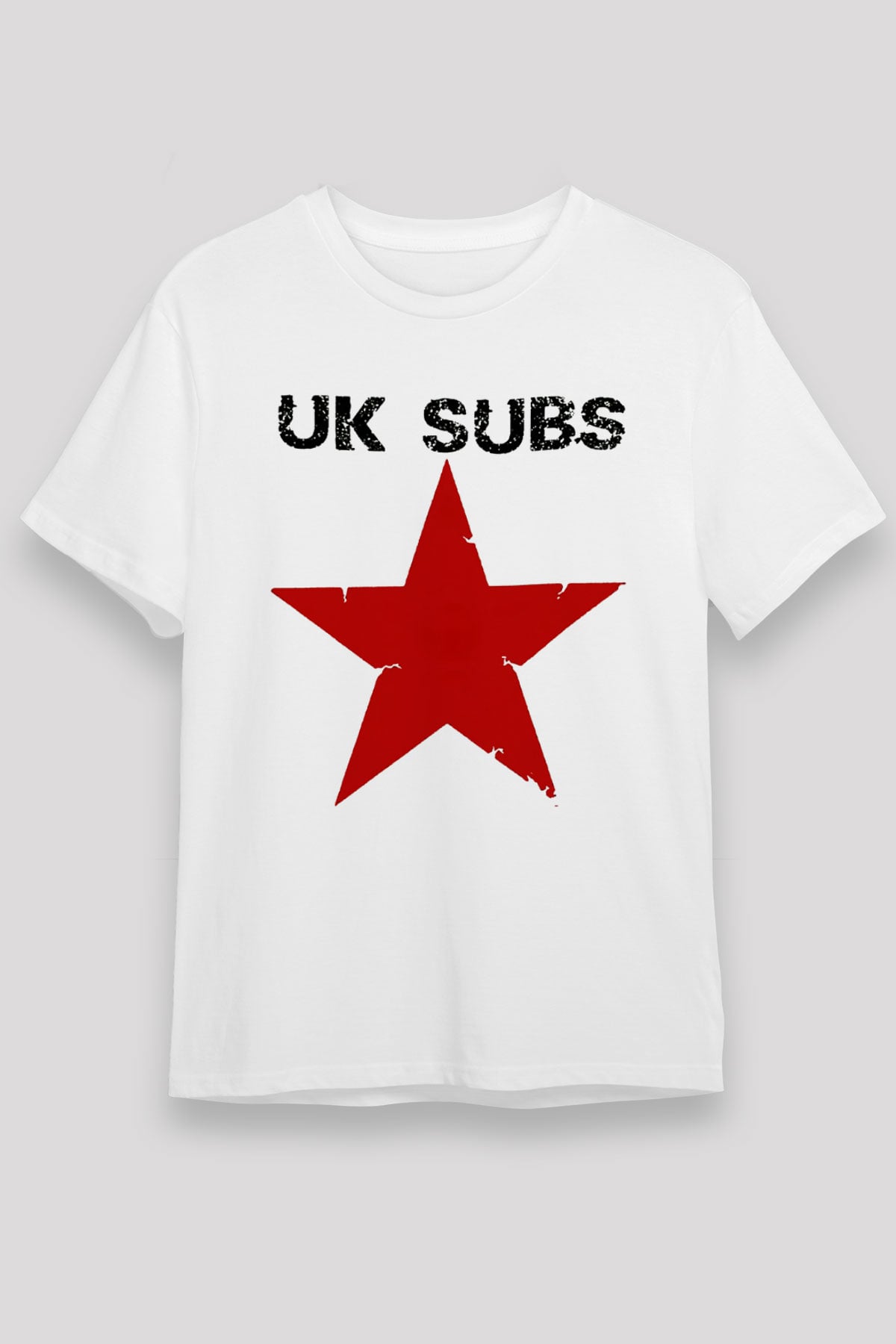U.K. Subs Beyaz Unisex Tişört T-Shirt - TişörtFabrikası