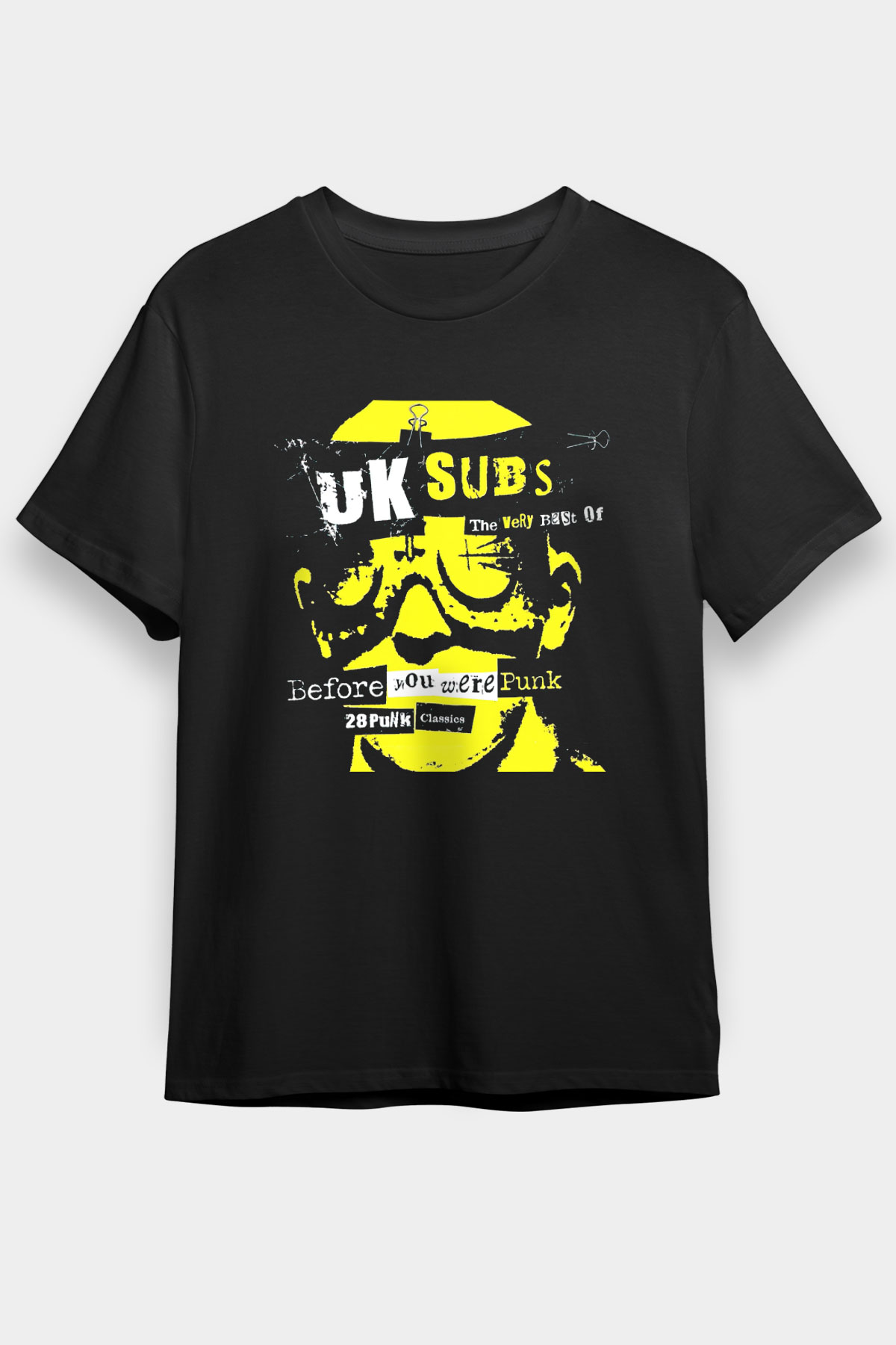 U.K. Subs Siyah Unisex Tişört T-Shirt - TişörtFabrikası