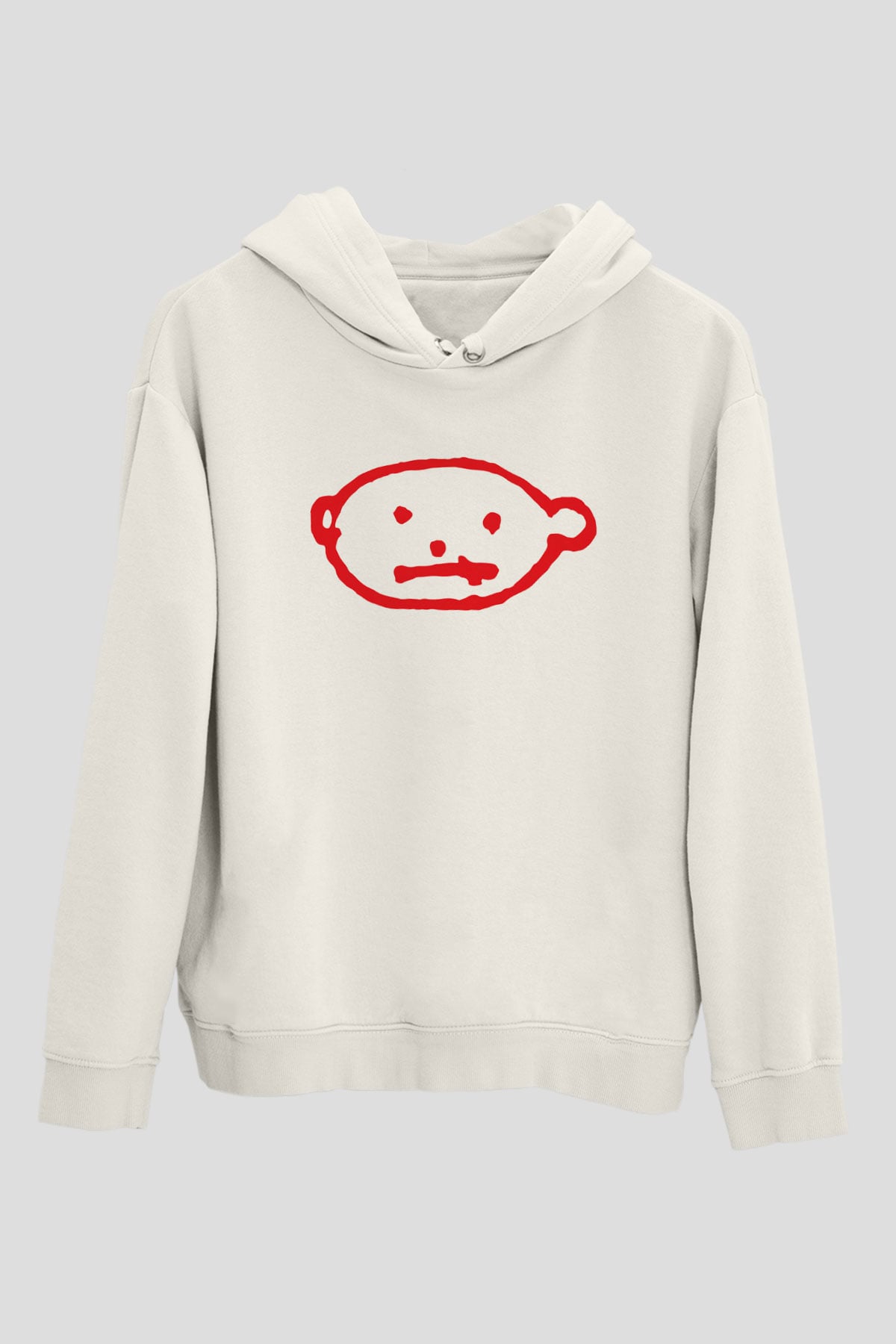 U2 Beyaz Unisex Hoodie
