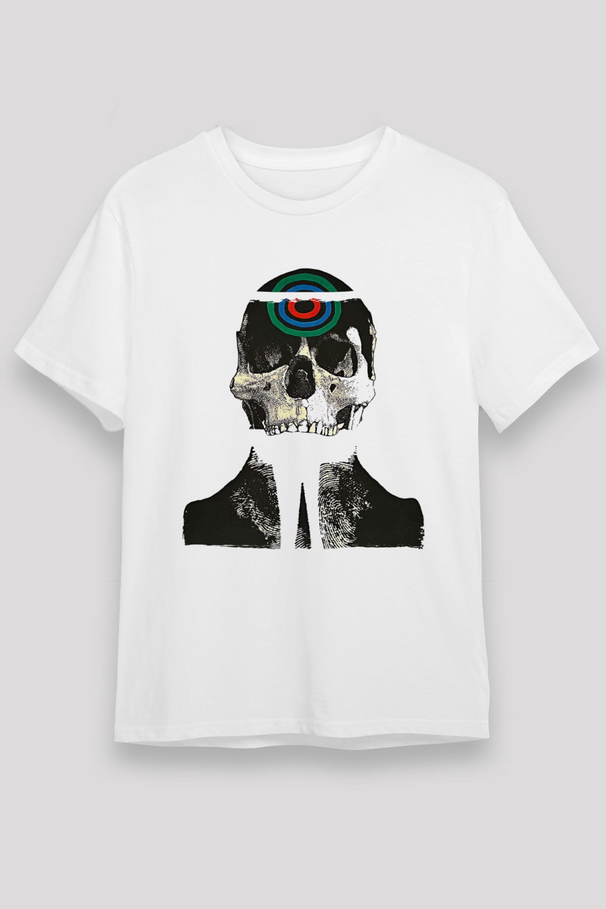 Uncle Acid Baskılı Unisex Beyaz Tişört - Tshirt