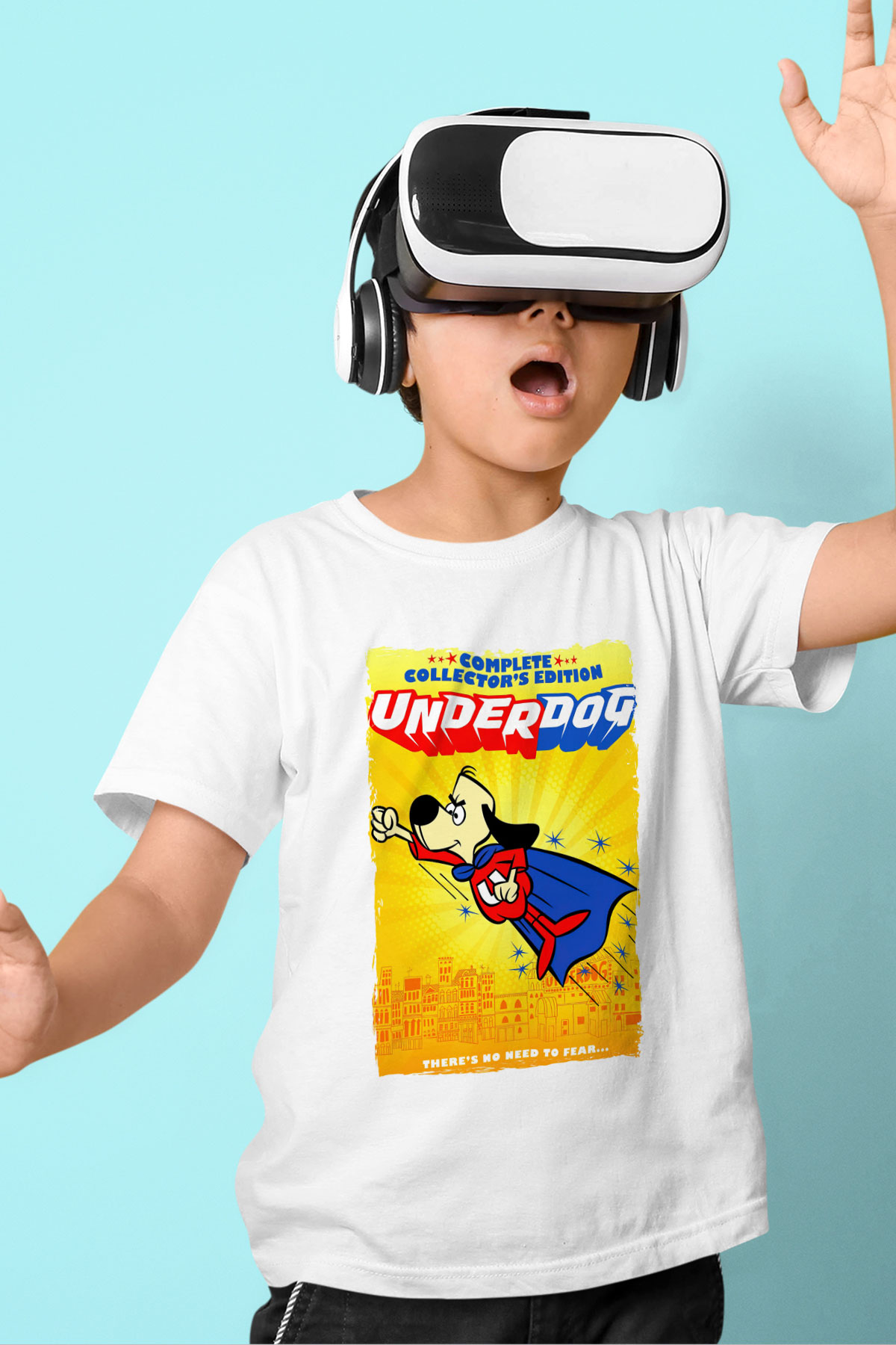 Underdog Beyaz Unisex  Çocuk Tişört