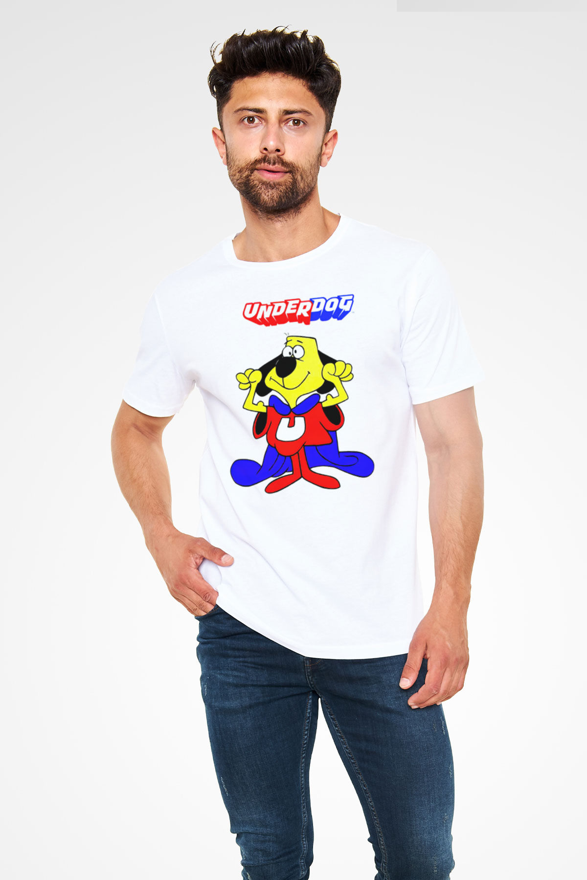 Underdog Beyaz Unisex Tişört