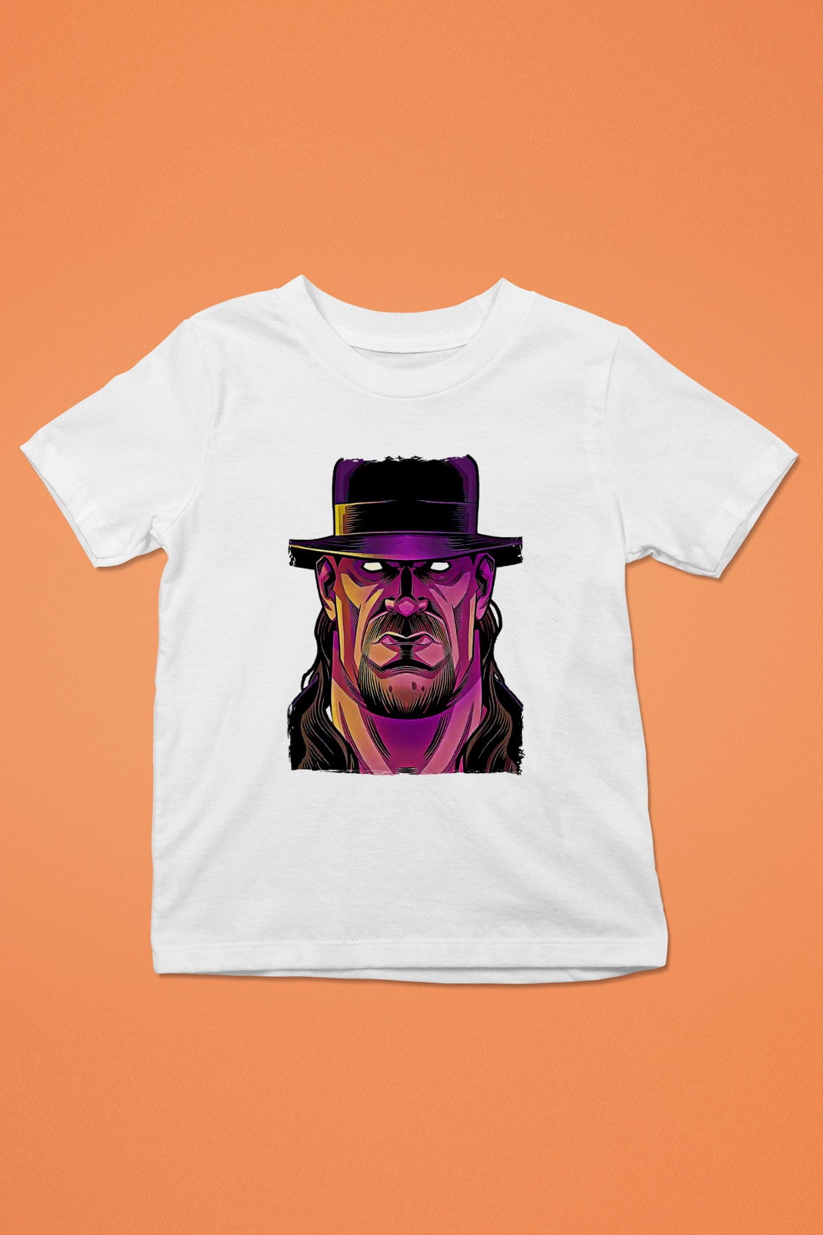 Undertaker Baskılı Beyaz Unisex Beyaz Çocuk Tişört - Tshirt