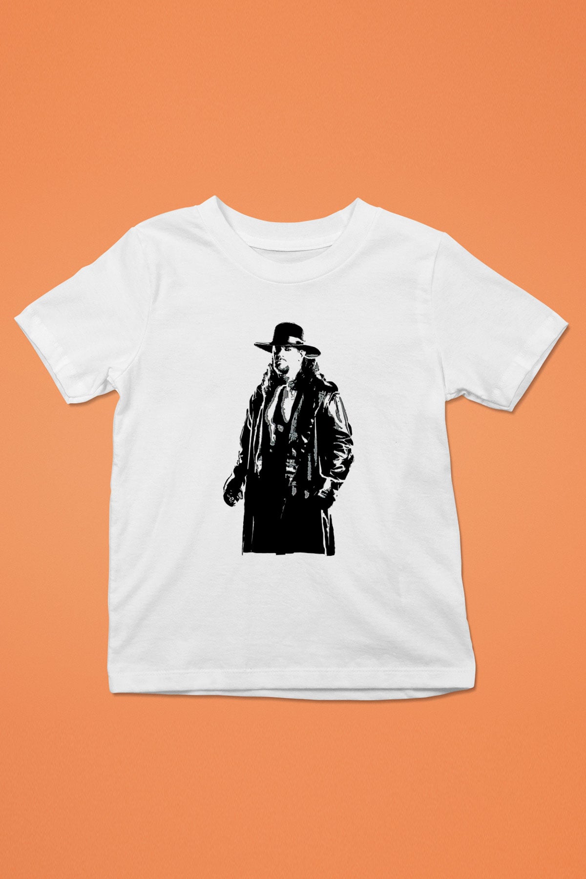 Undertaker Baskılı Beyaz Unisex Beyaz Çocuk Tişört - Tshirt
