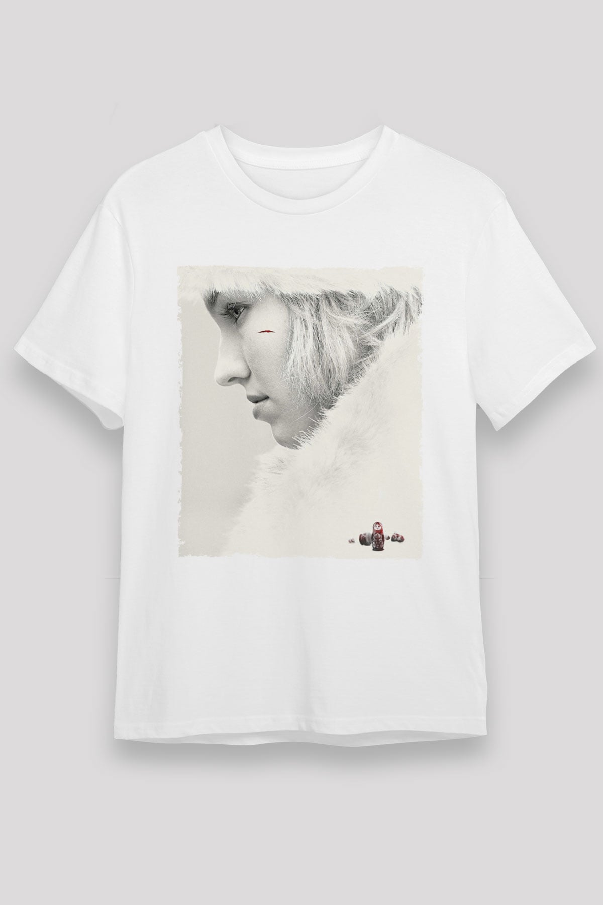 Unisex Anna Baskılı Beyaz T-shirt
