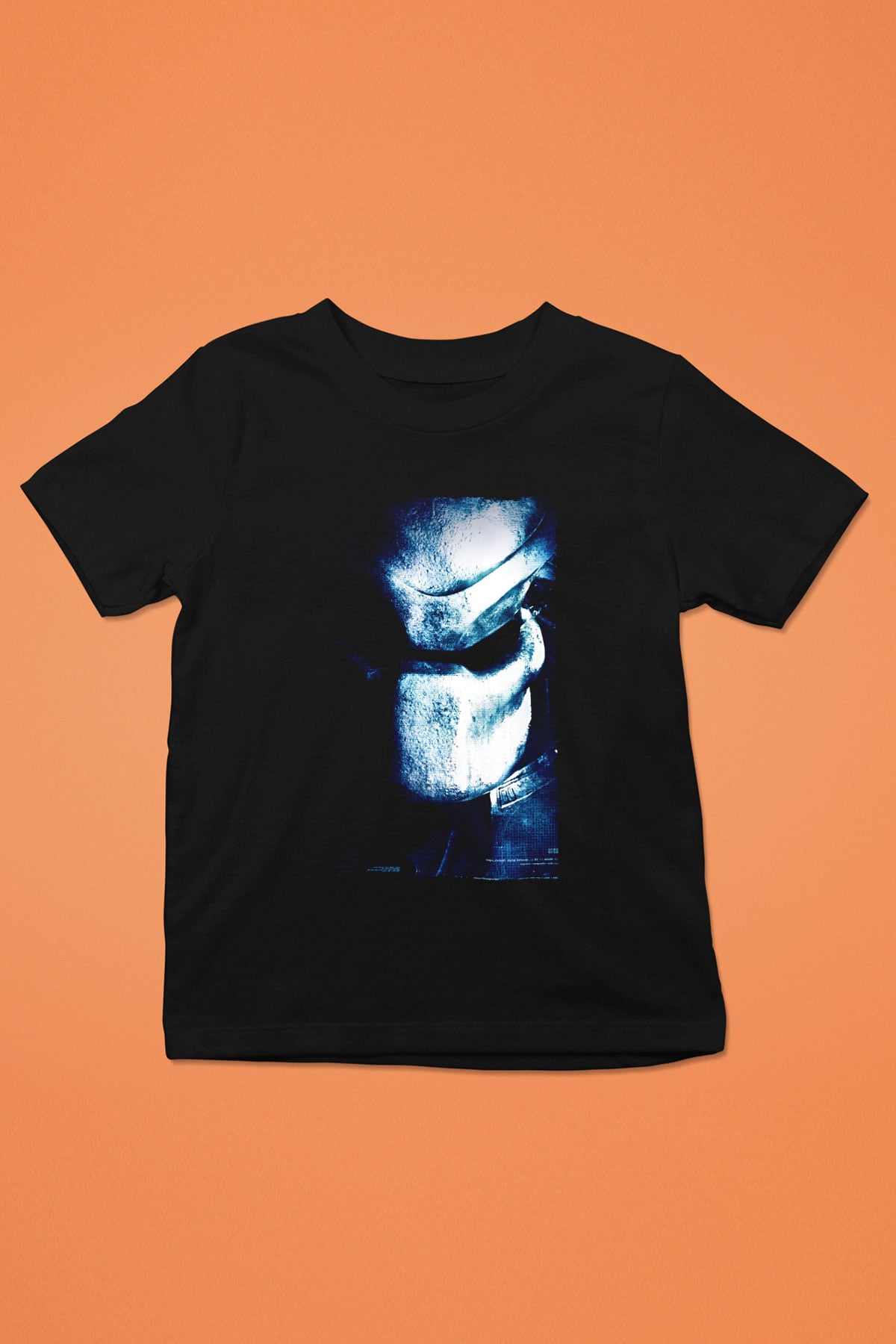 Unisex Av (Predator) Baskılı Siyah Çocuk Tshirt