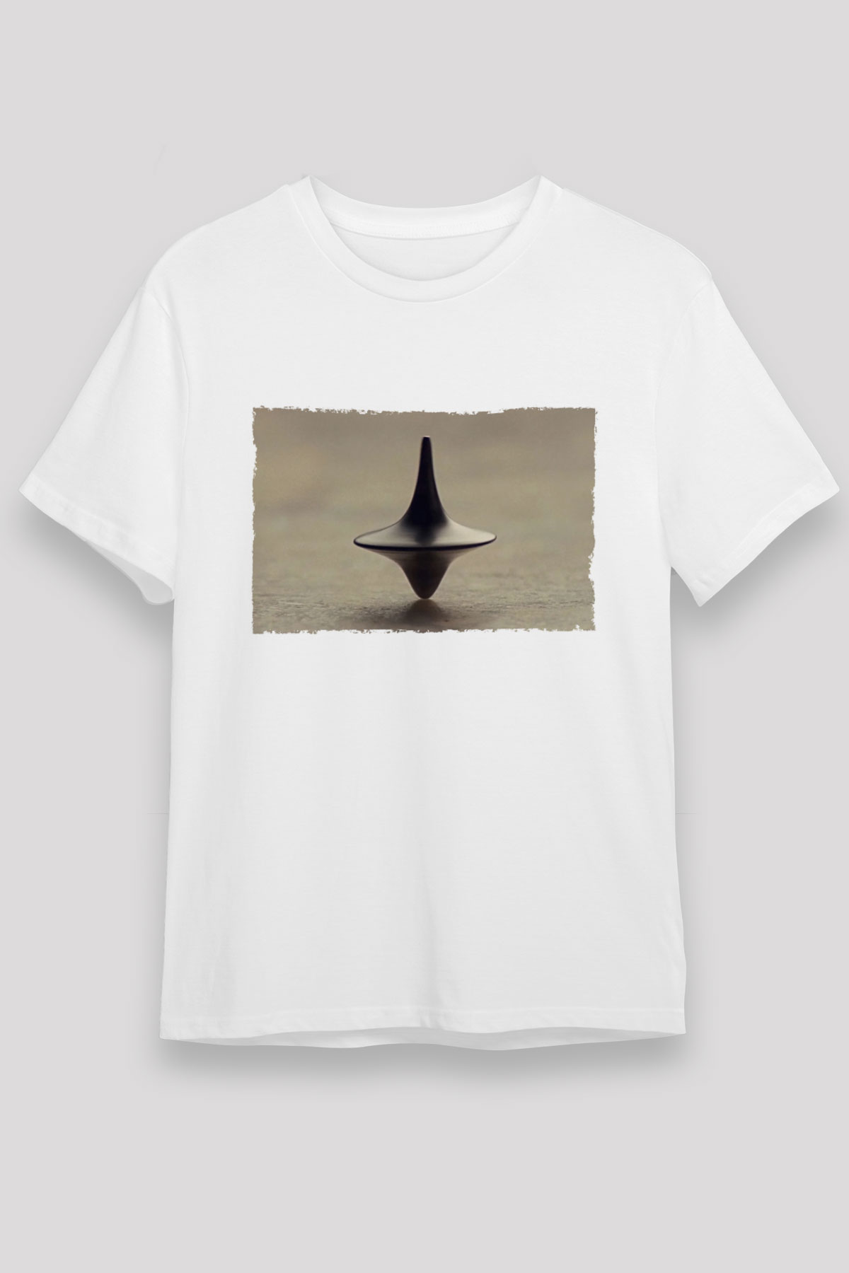 Unisex Başlangıç (Inception) Baskılı Beyaz Tshirt
