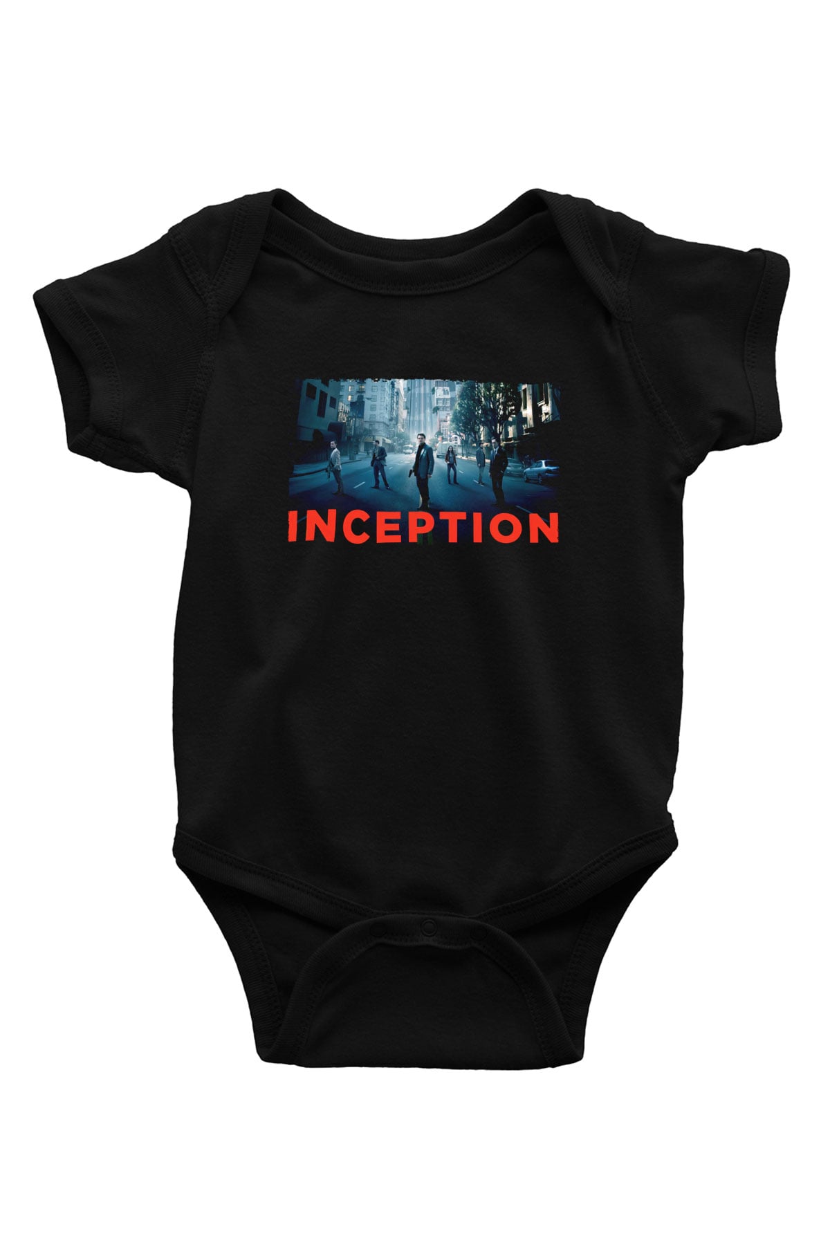 Unisex Başlangıç (Inception) Baskılı Siyah Çocuk Unisex Tişört