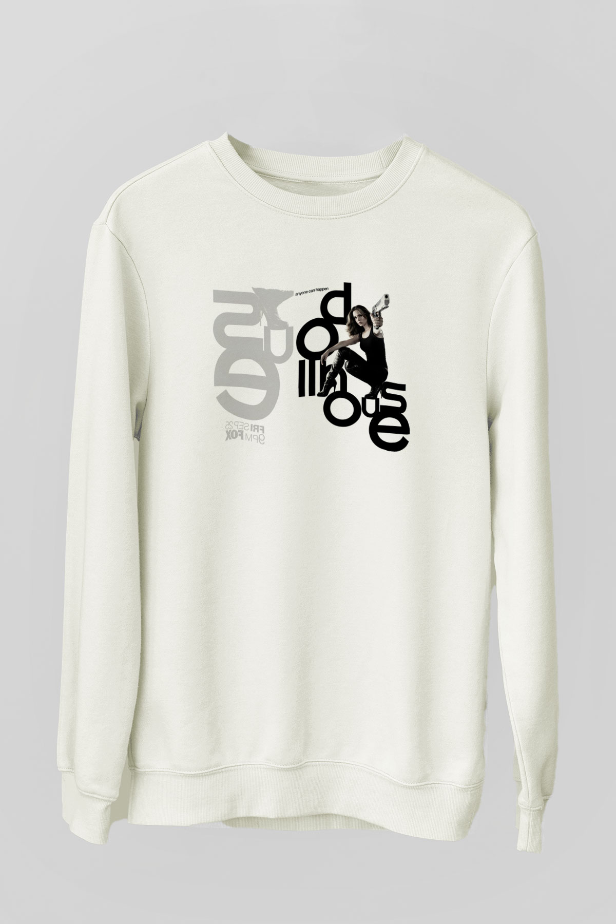 Unisex Bebek Evi - Dollhouse Baskılı Beyaz Sweatshirt