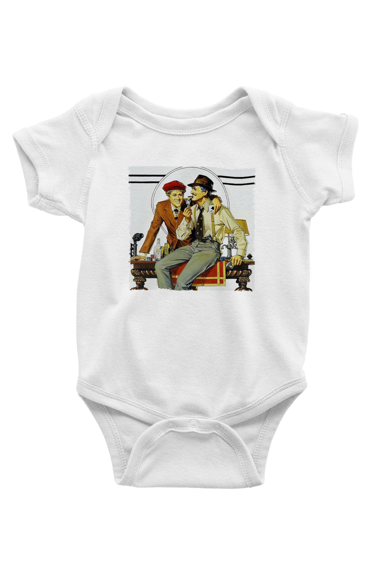 Unisex Belalılar (The Sting) Baskılı Bebek Body - Zıbın