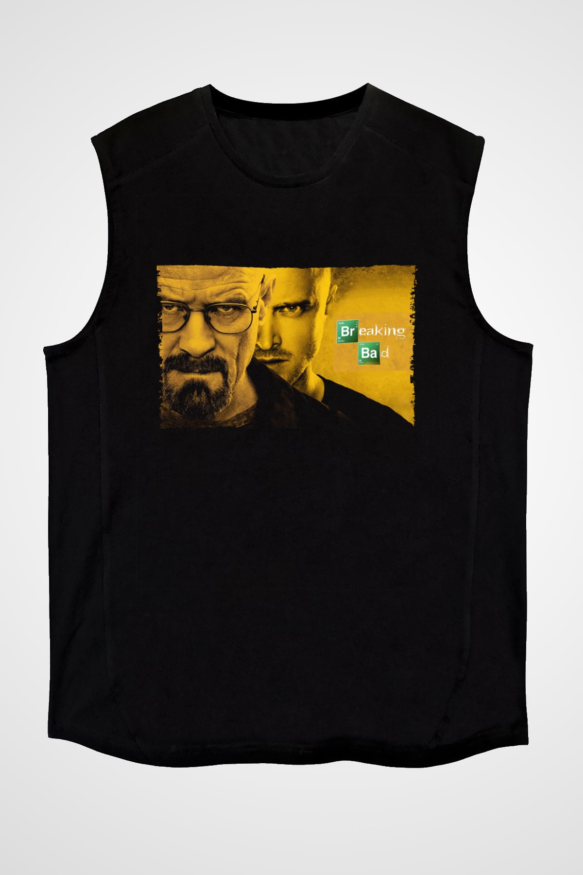 Unisex Breaking Bad Siyah Unisex Kolsuz Tshirt
