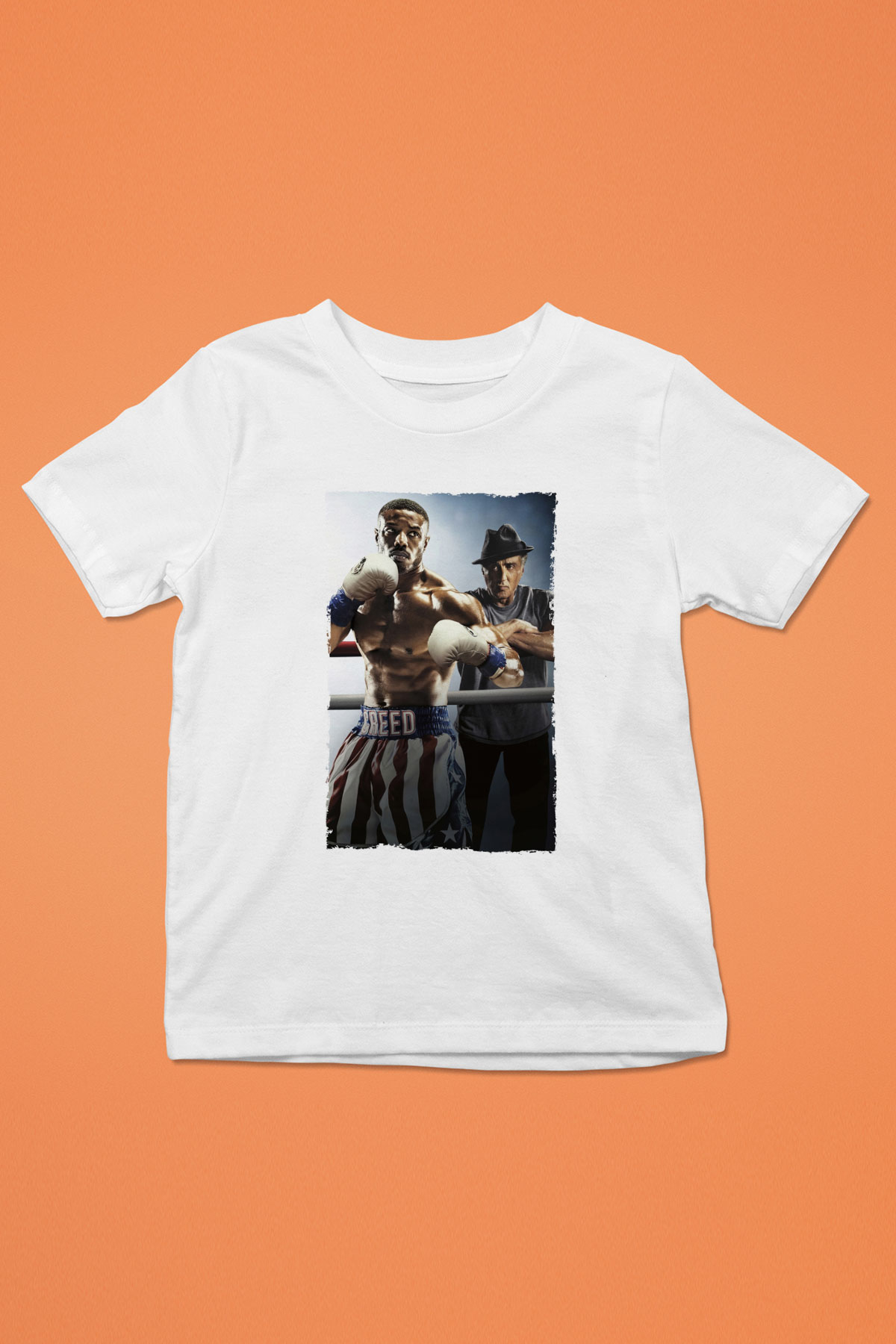 Unisex Creed II Baskılı Beyaz Çocuk Tişört