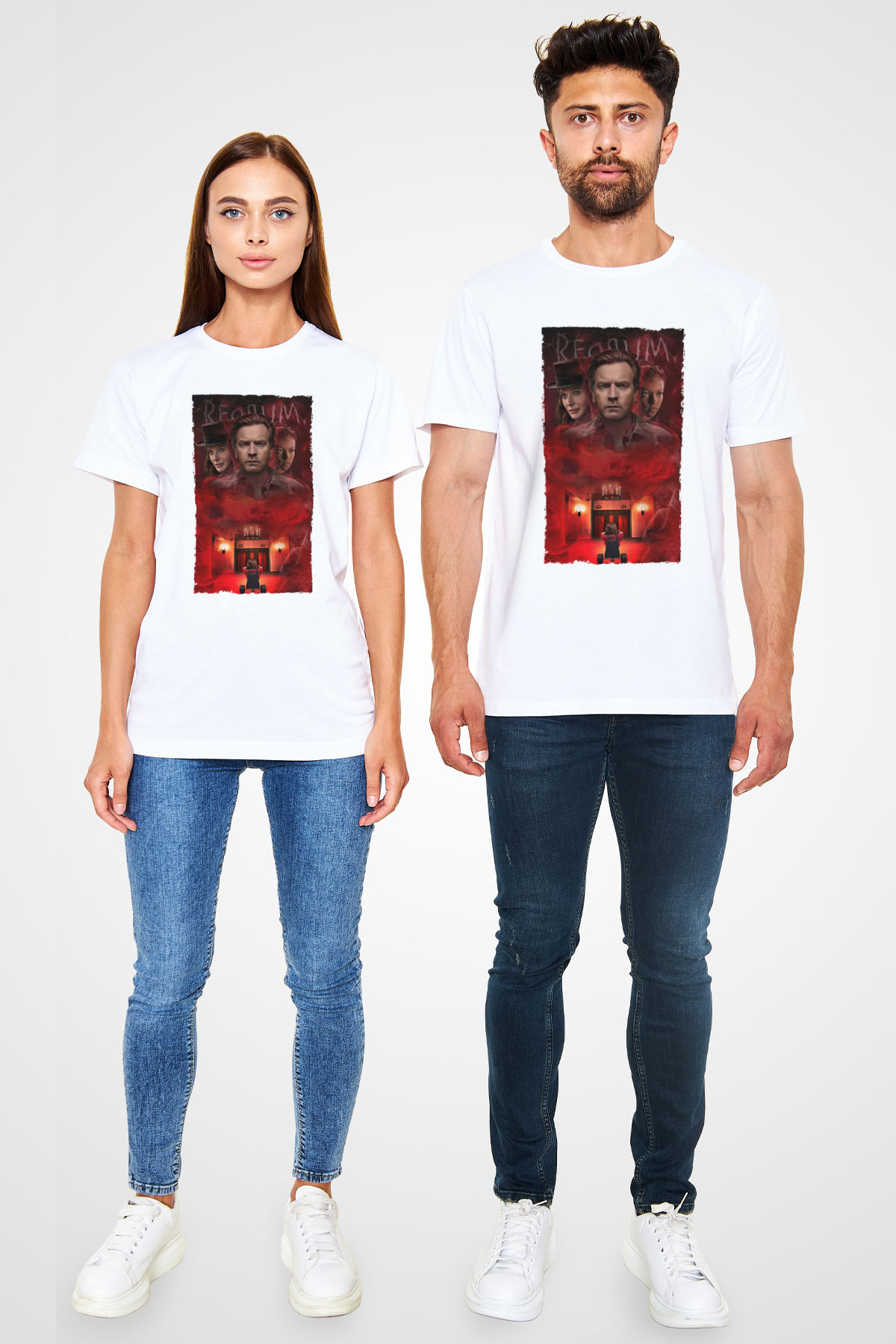 Unisex Doktor Uyku - Doctor Sleep Baskılı Beyaz Tshirt