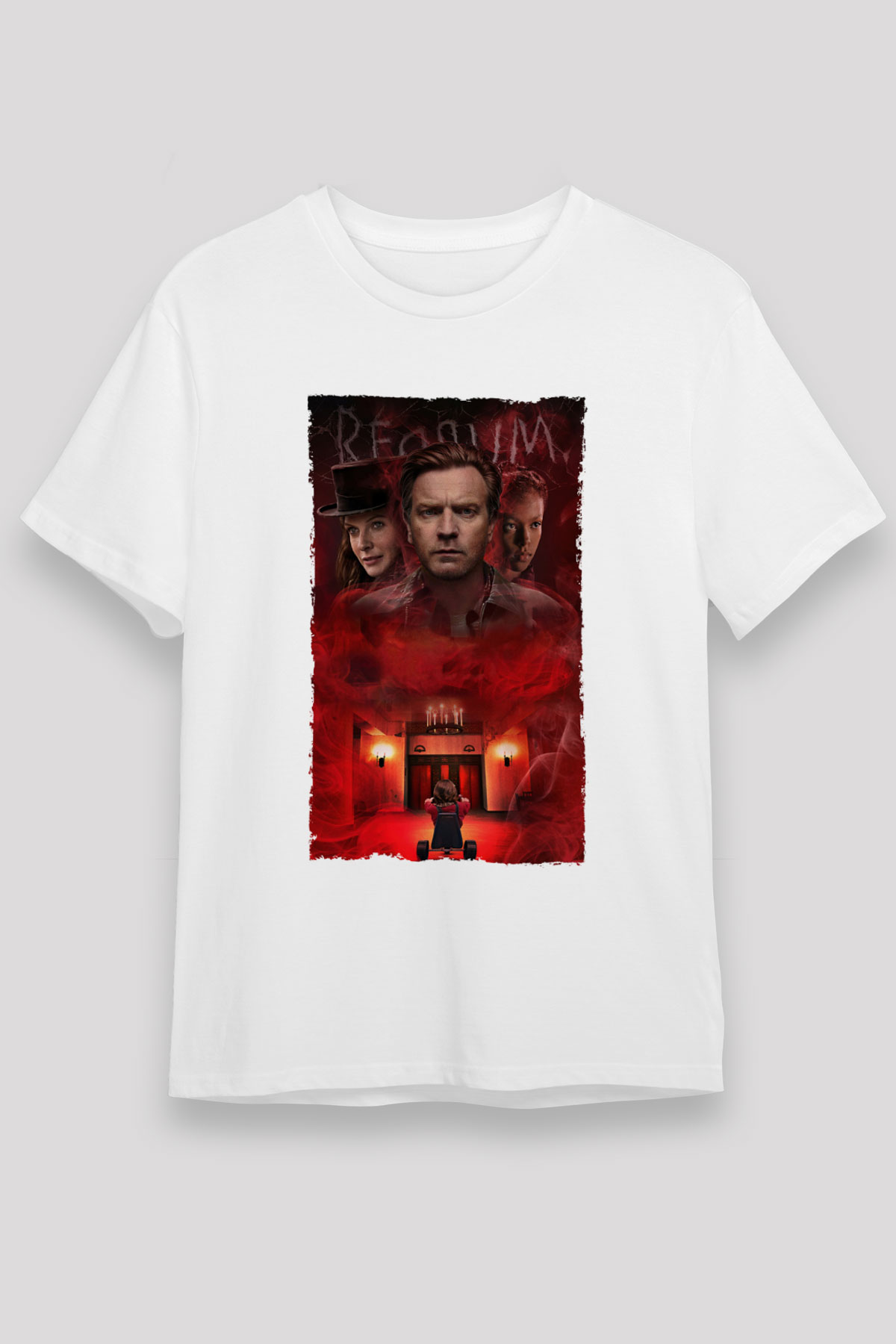 Unisex Doktor Uyku - Doctor Sleep Baskılı Beyaz Tshirt