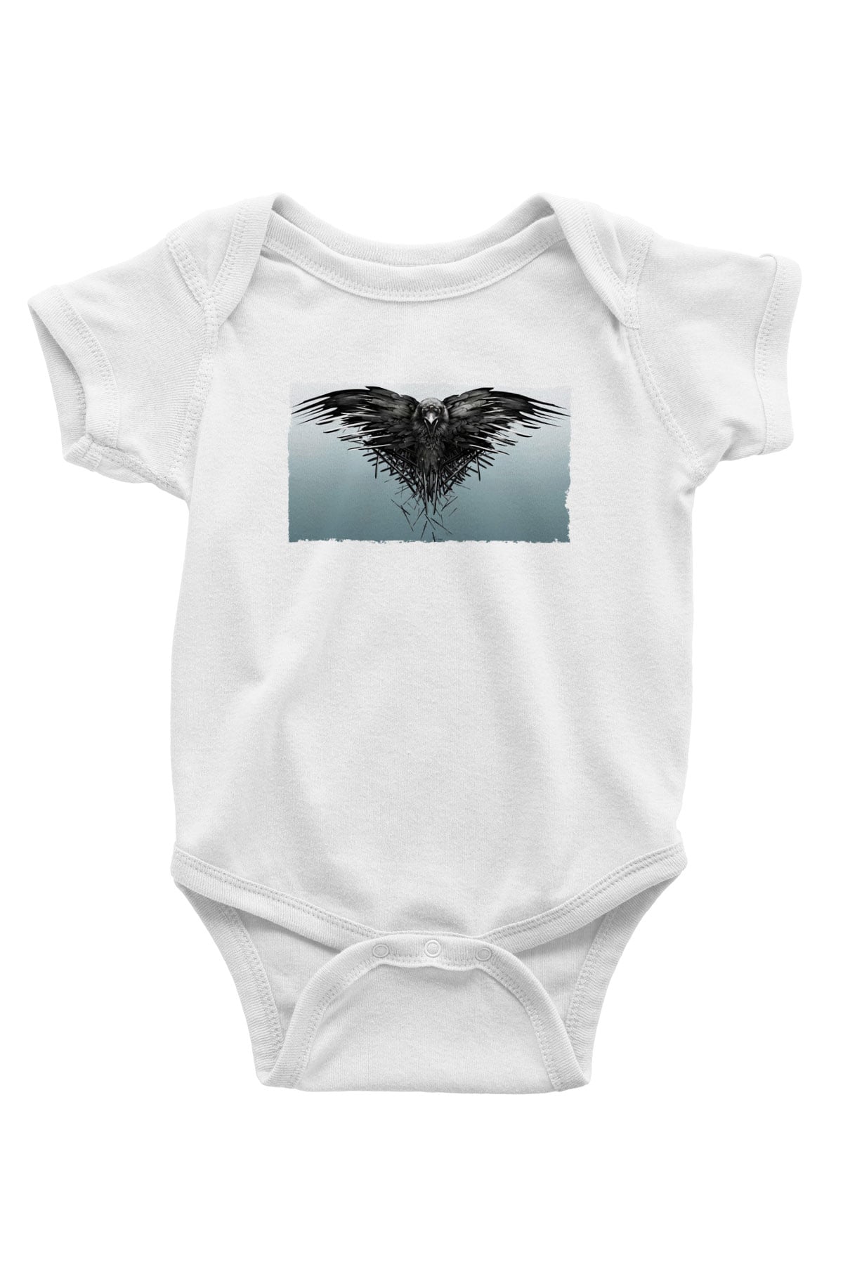 Unisex Game of Thrones Baskılı Bebek Body - Zıbın