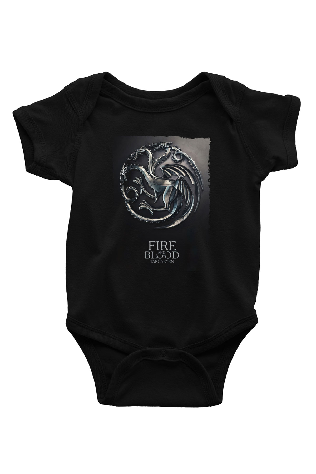 Unisex Game of Thrones Siyah Çocuk Unisex Tshirt