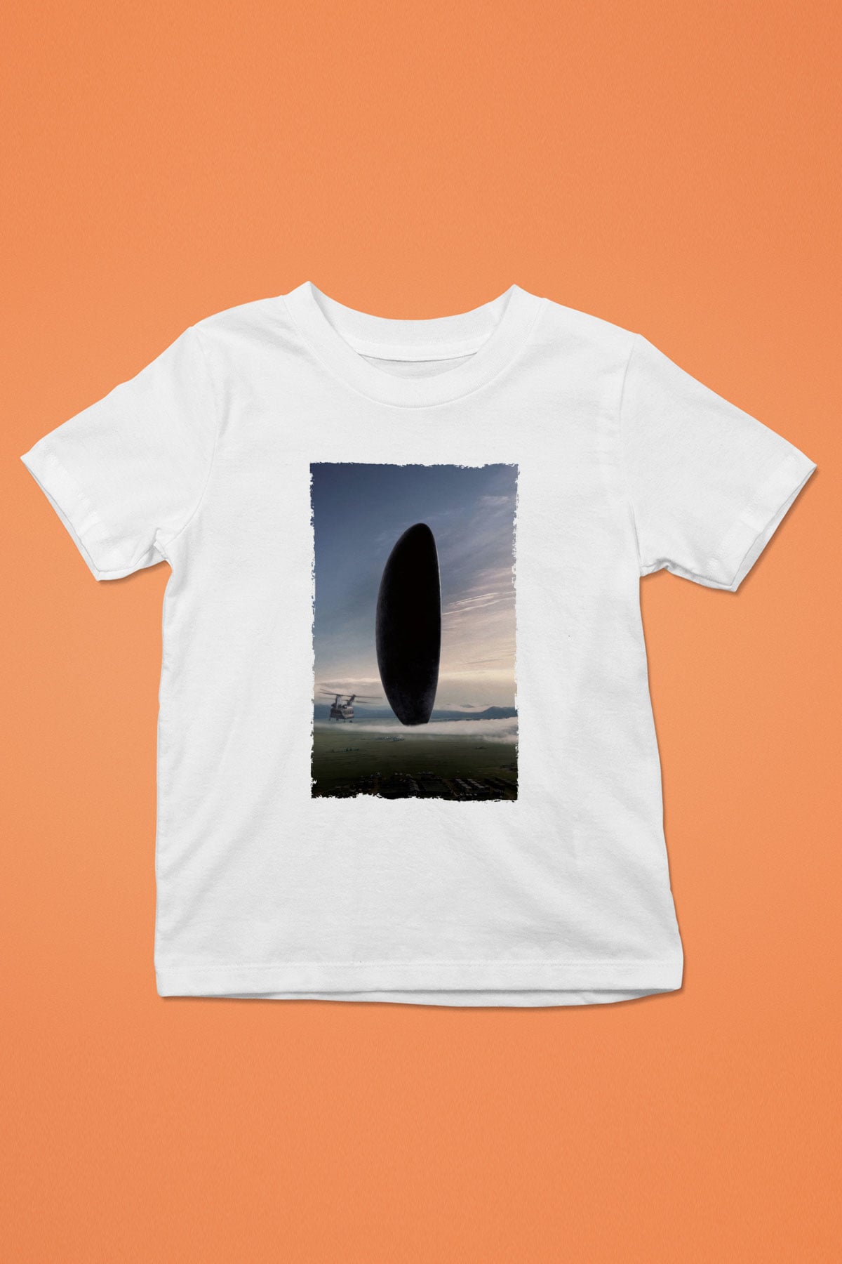 Unisex Geliş Arrival Baskılı Beyaz Çocuk Tişört