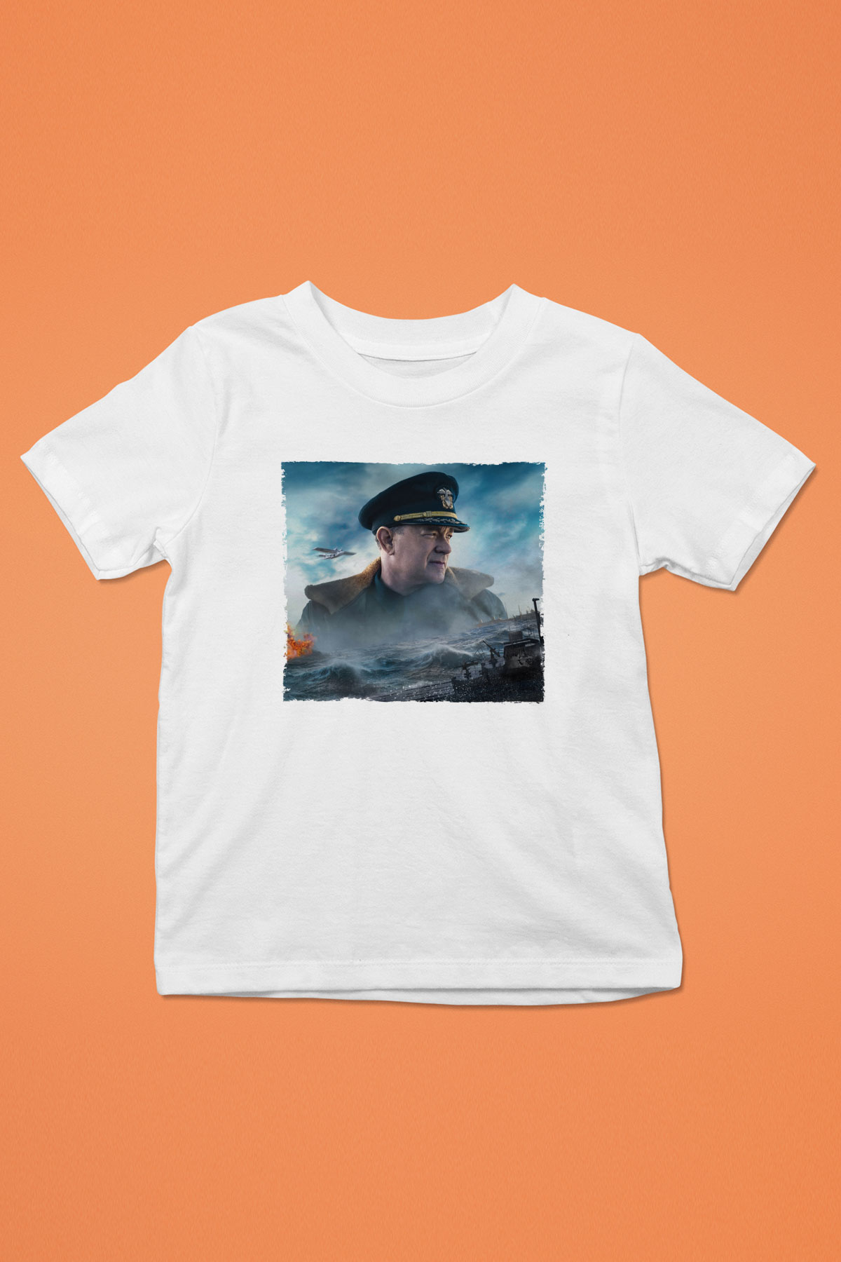 Unisex Greyhound Baskılı Beyaz Çocuk Tshirt