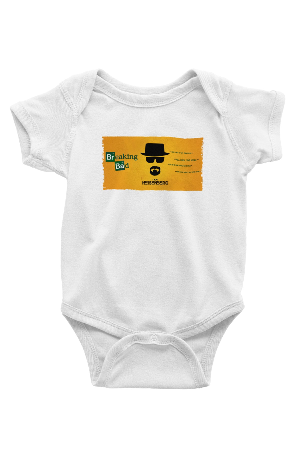 Unisex Heisenberg - Breaking Bad Baskılı Bebek Body - Zıbın