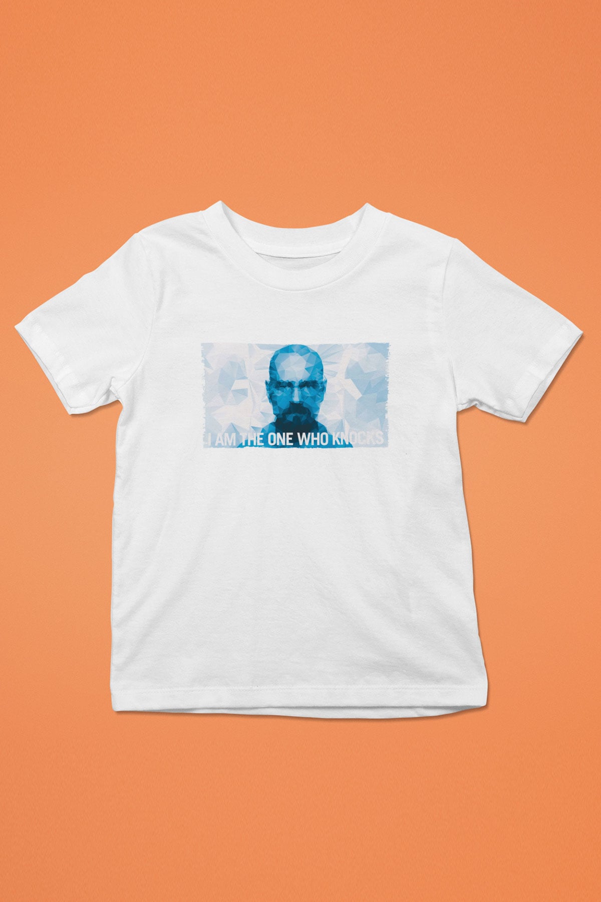 Unisex Heisenberg - Breaking Bad Baskılı Beyaz Çocuk Tişört