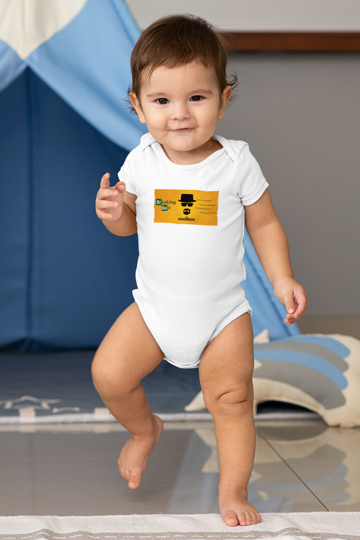 Unisex Heisenberg - Breaking Bad Baskılı Bebek Body - Zıbın