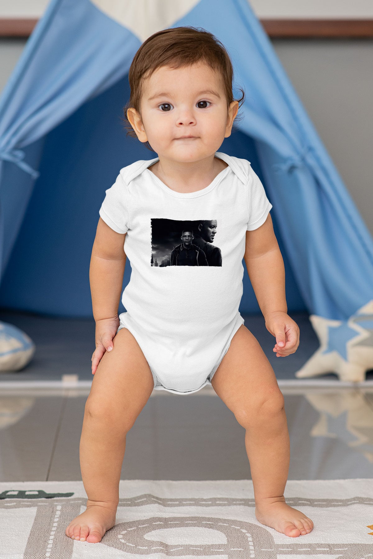 Unisex İkizler Projesi (Gemini Man) Baskılı Bebek Body - Zıbın