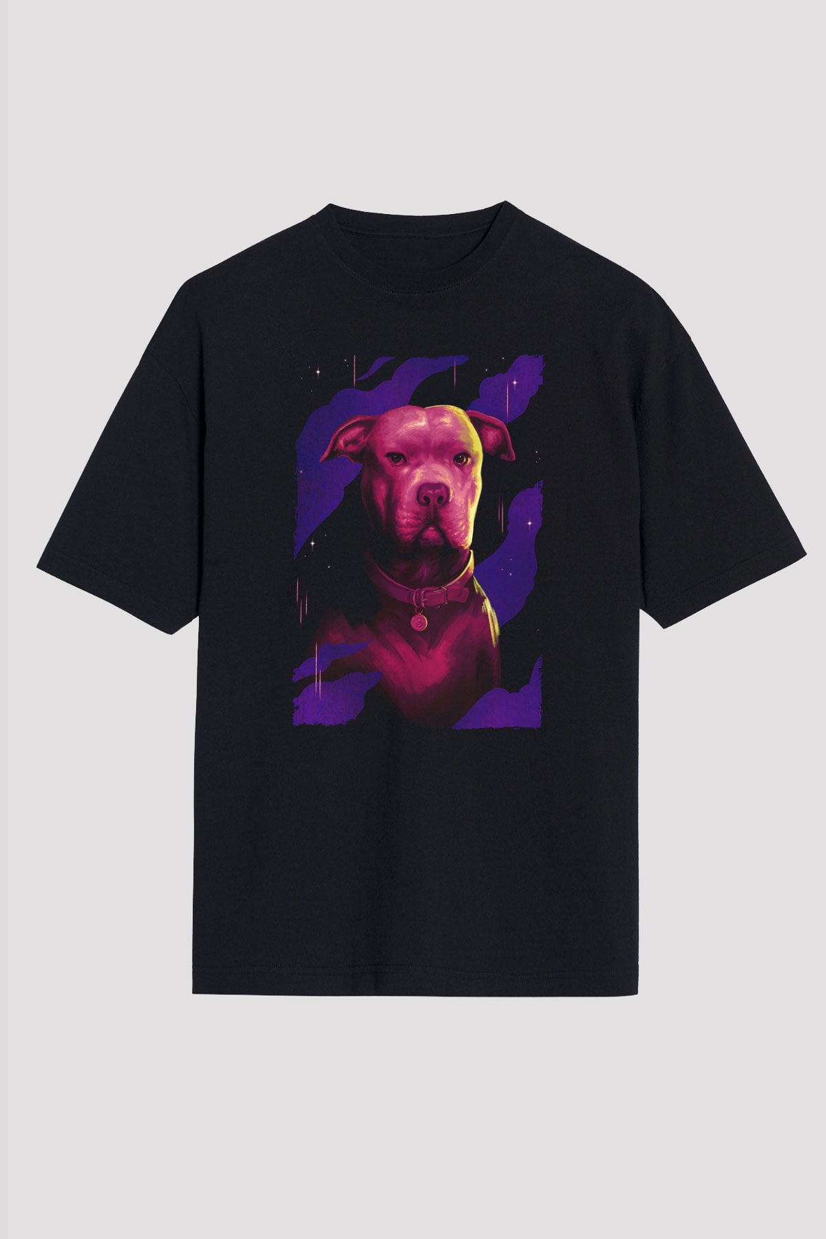 Unisex John Wick Serisi (John Wick) Baskılı Siyah Unisex Oversize T-shirt
