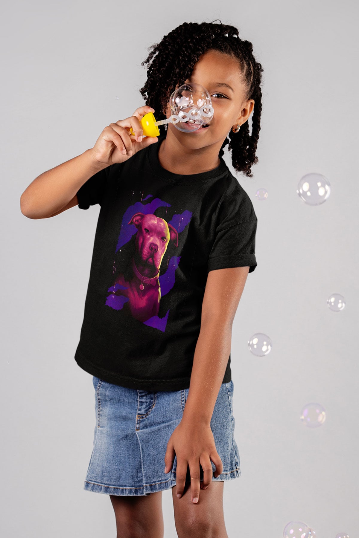 Unisex John Wick Serisi (John Wick) Baskılı Siyah Çocuk Unisex T-Shirt