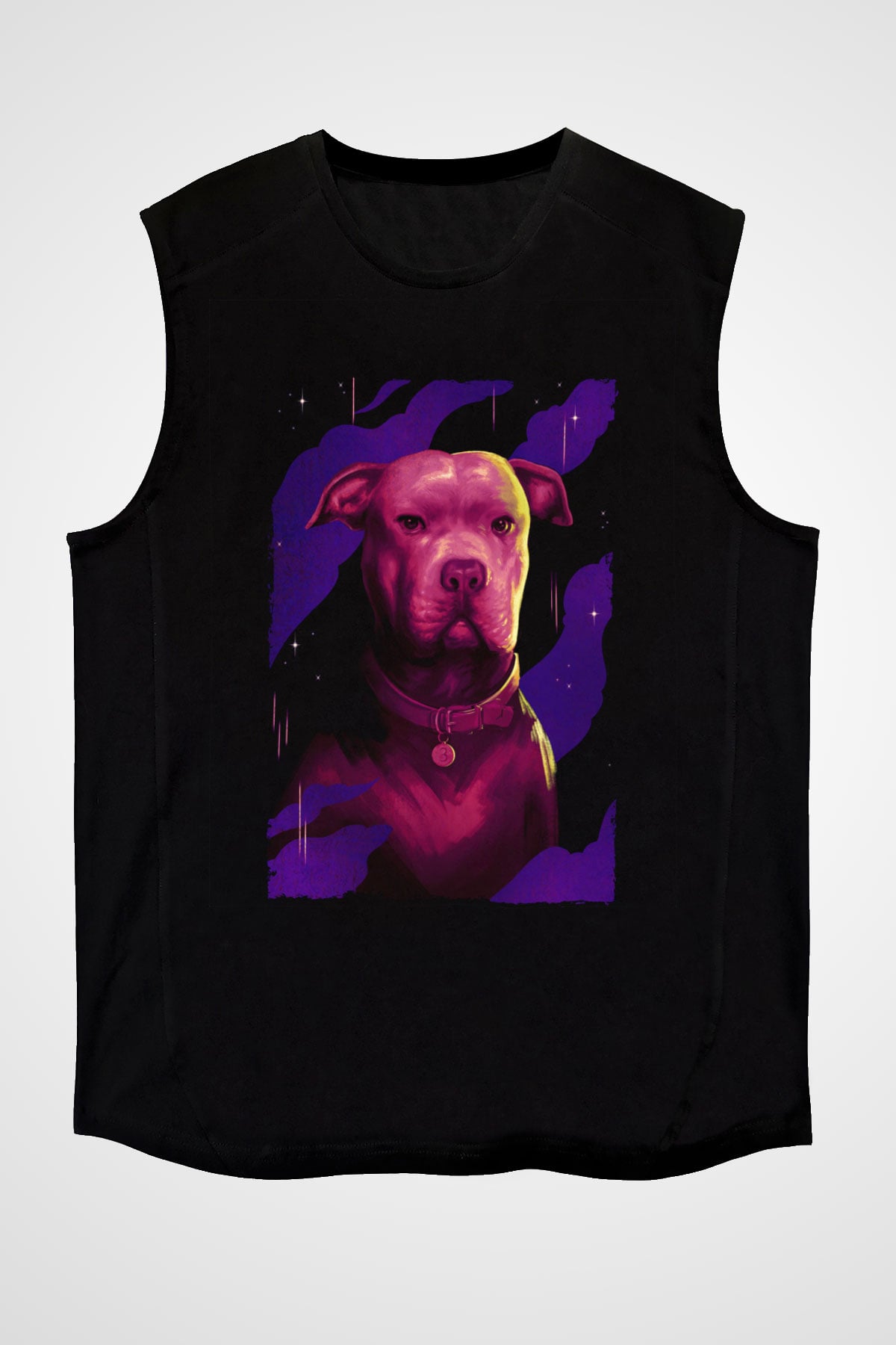 Unisex John Wick Serisi (John Wick) Baskılı Siyah Unisex Kolsuz T-shirt