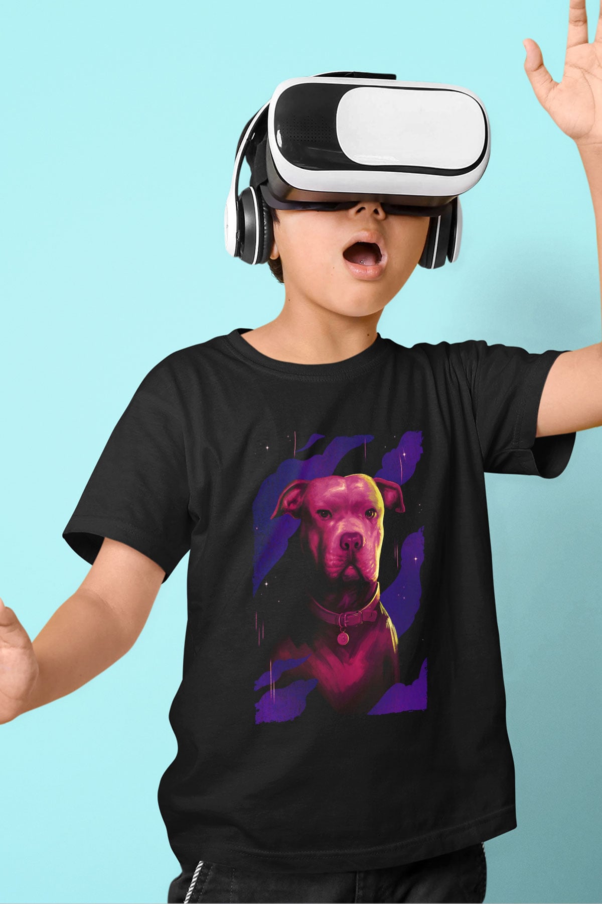 Unisex John Wick Serisi (John Wick) Baskılı Siyah Çocuk Unisex T-Shirt