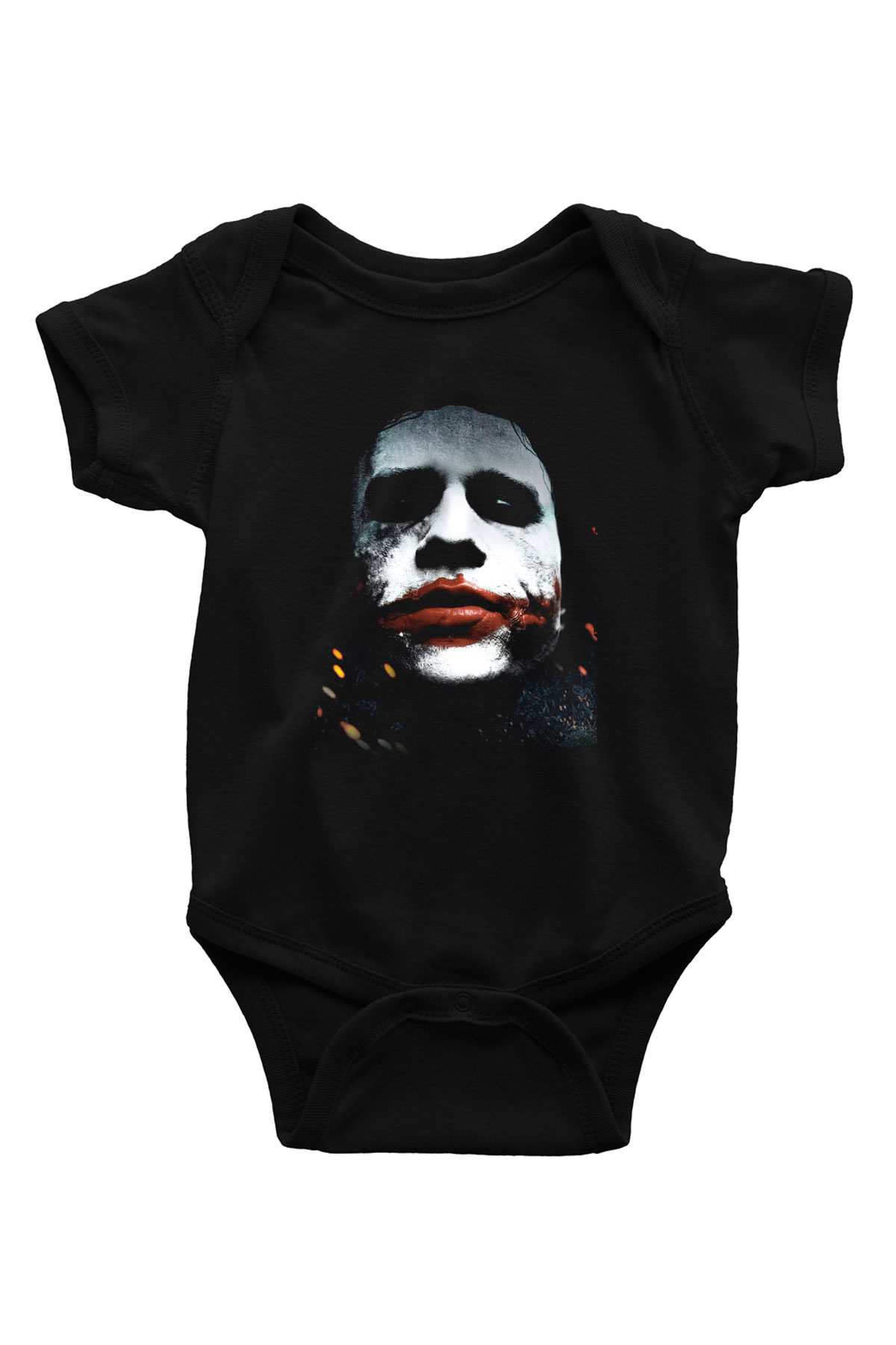 Unisex Joker Baskılı Siyah Çocuk Unisex Tshirt