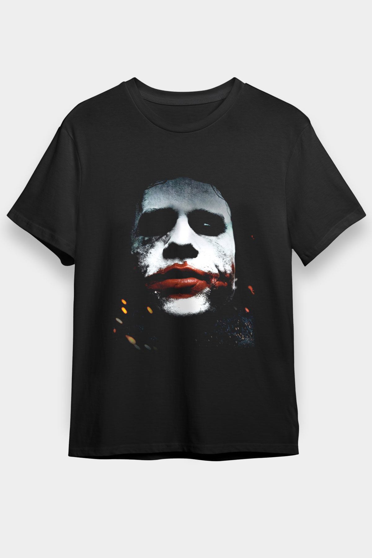 Unisex Joker Baskılı Siyah Unisex Tshirt