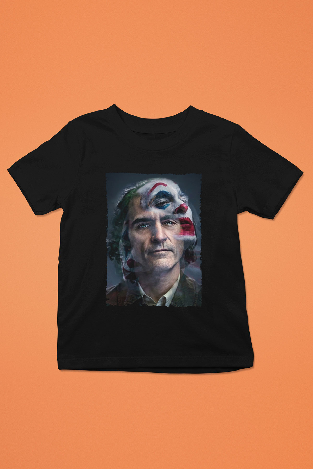 Unisex Joker Siyah Çocuk Tshirt