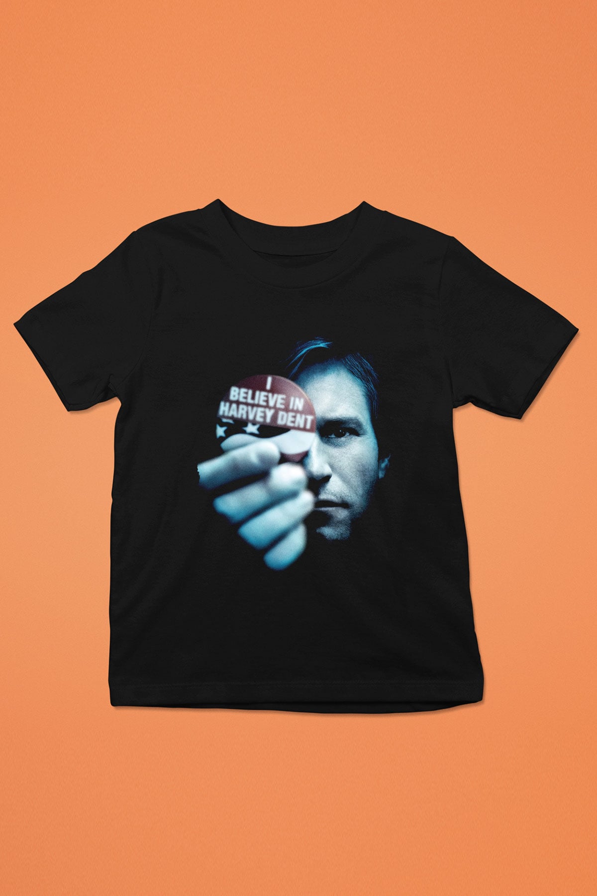 Unisex Kara Şövalye (The Dark Knight) Baskılı Siyah Çocuk T-Shirt