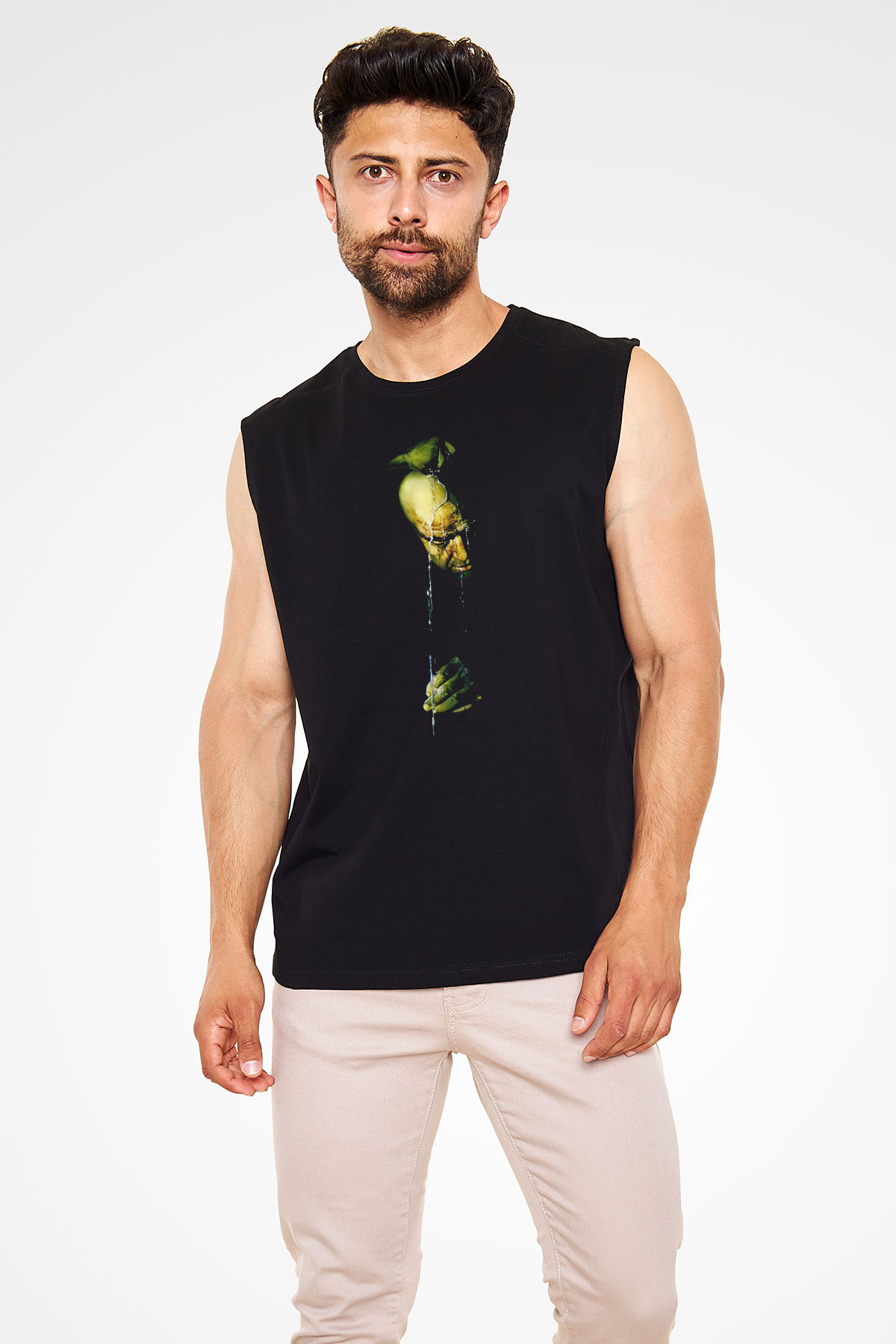 Unisex Kıyamet (Apocalypse Now) Baskılı Siyah Kolsuz Tshirt