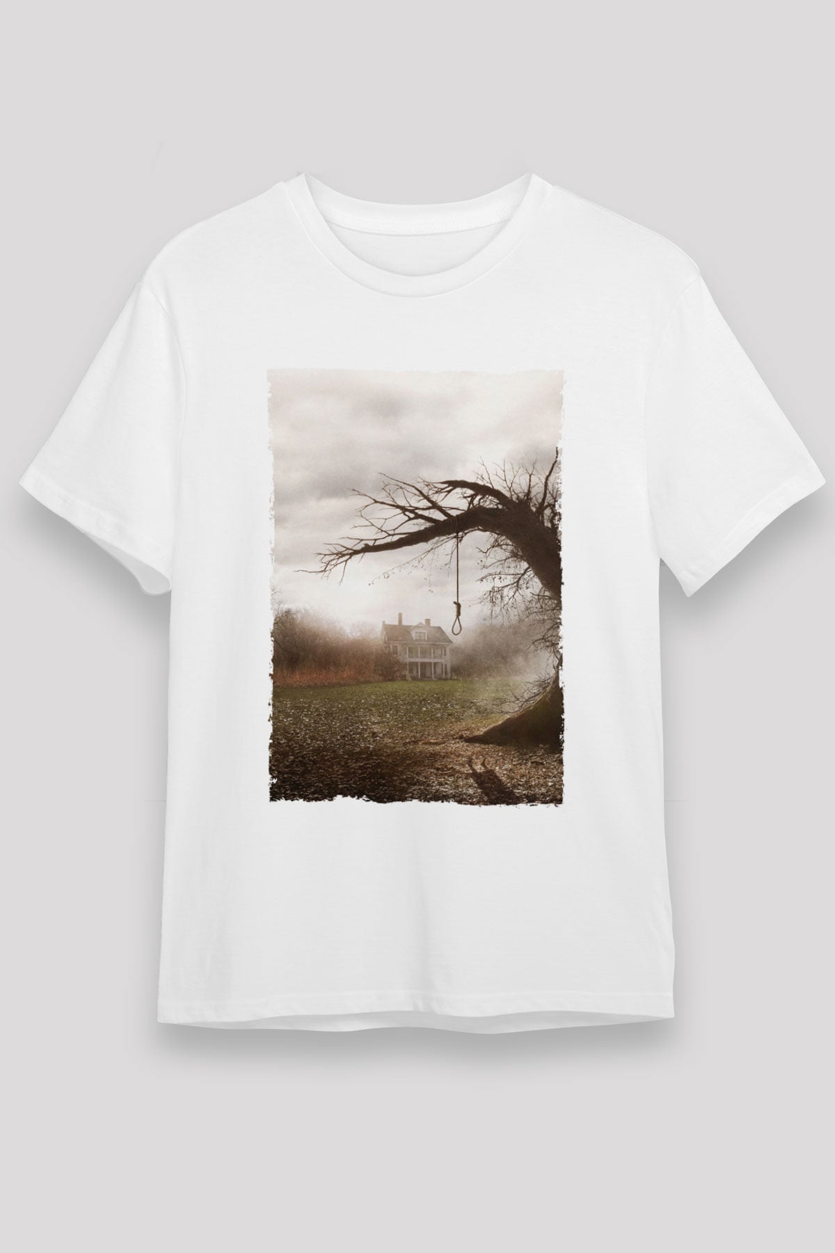 Unisex Korku Seansı (The Conjuring) Baskılı Beyaz Tshirt