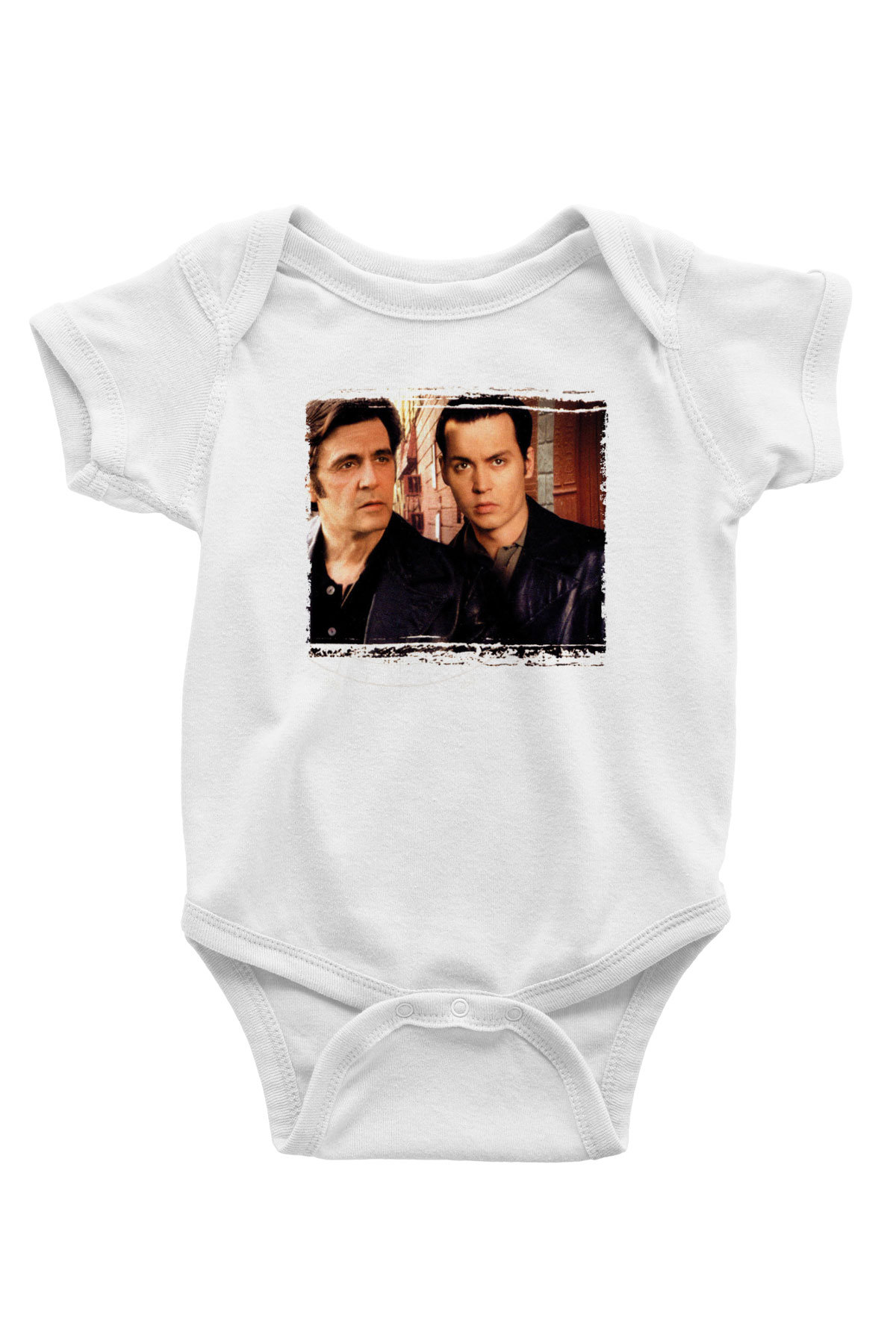 Unisex Köstebek (Donnie Brasco) Baskılı Bebek Body - Zıbın