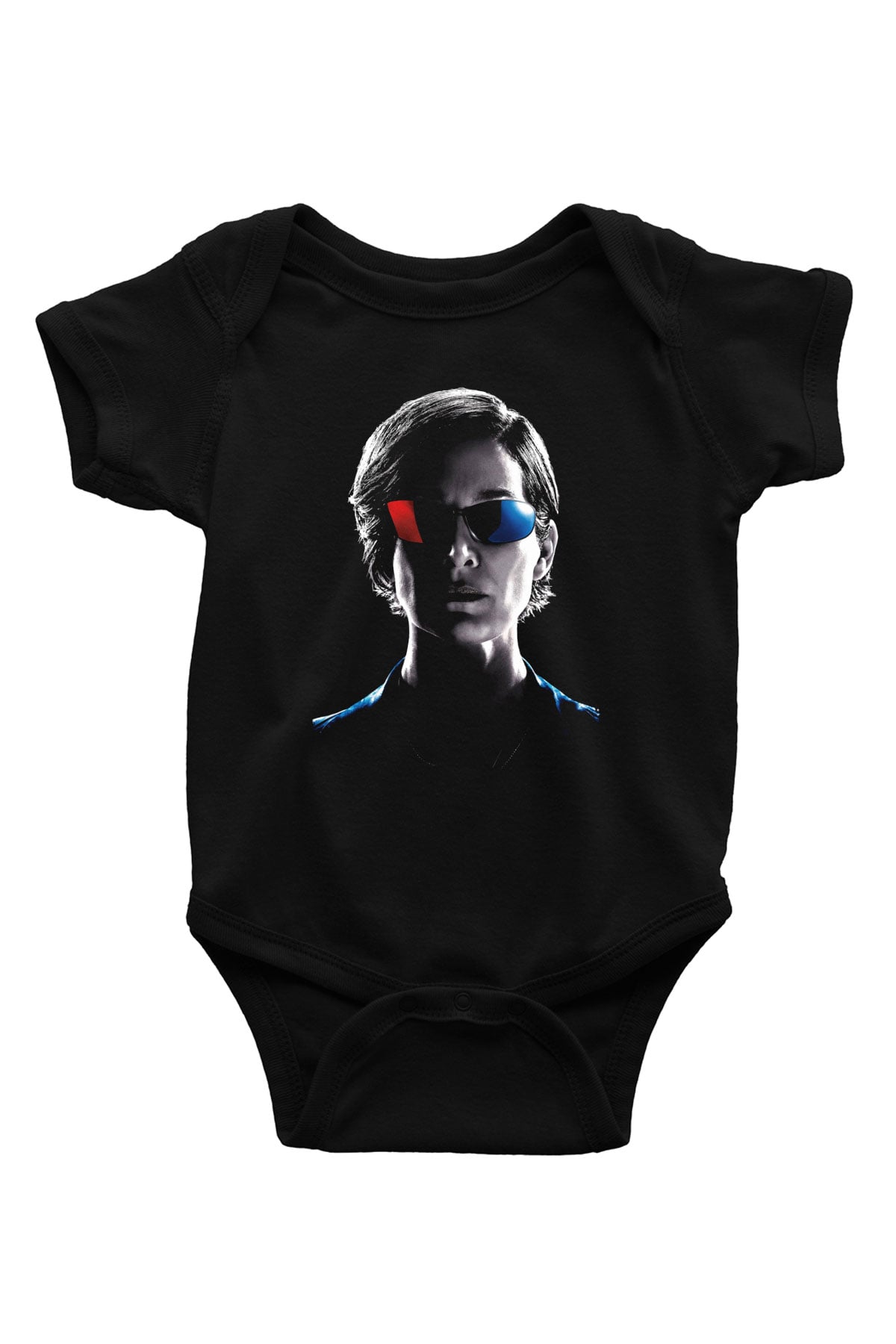 Unisex Matrix Resurrections (The Matrix Resurrections) Baskılı Siyah Bebek Body - Zıbın
