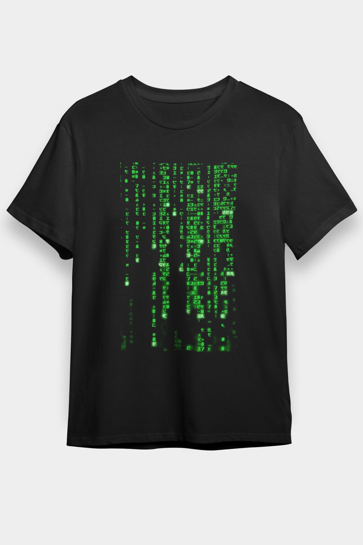 Unisex Matrix (The Matrix) Baskılı Siyah Unisex Tshirt