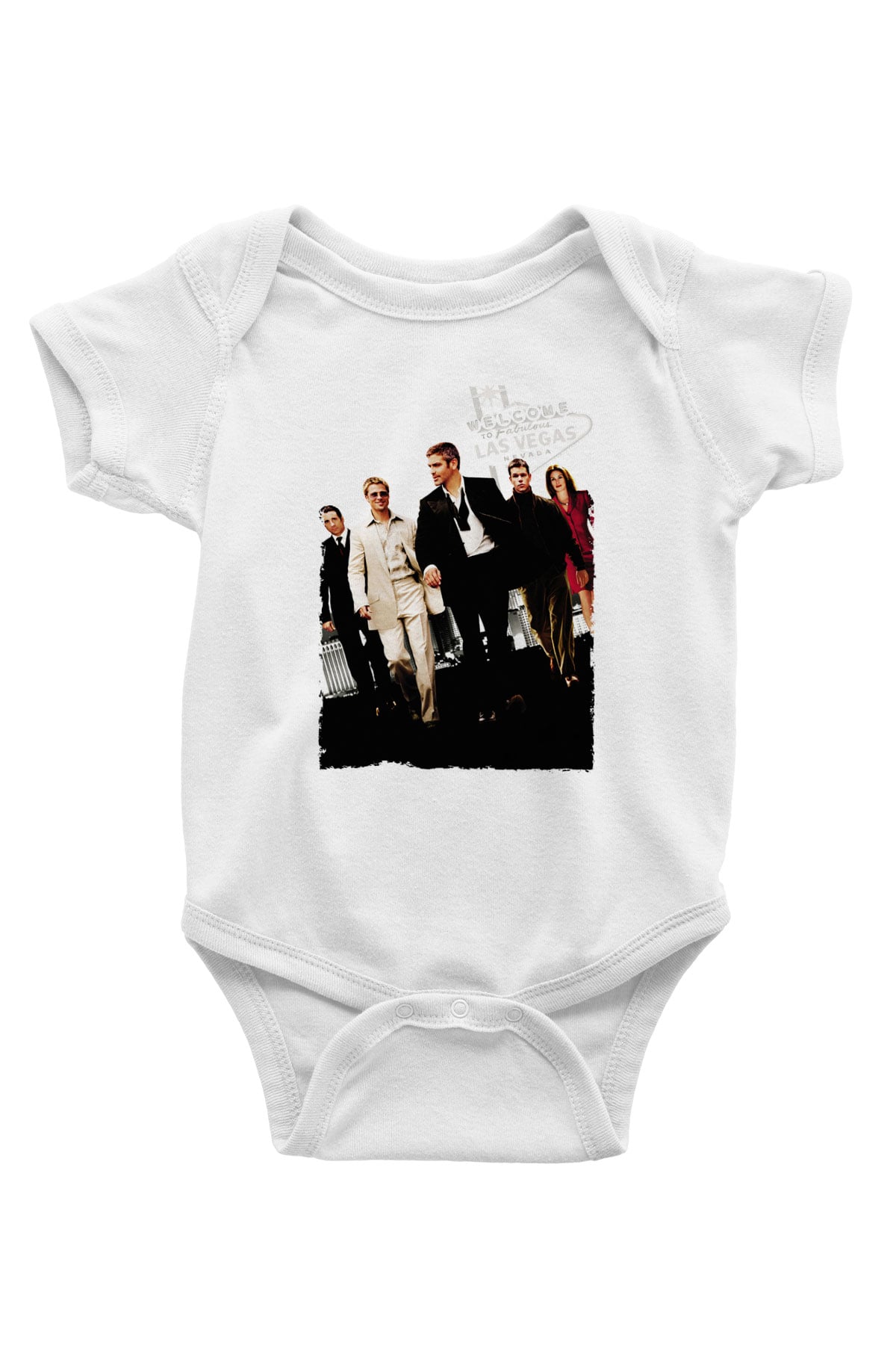 Unisex Ocean's Eleven Baskılı Bebek Body - Zıbın