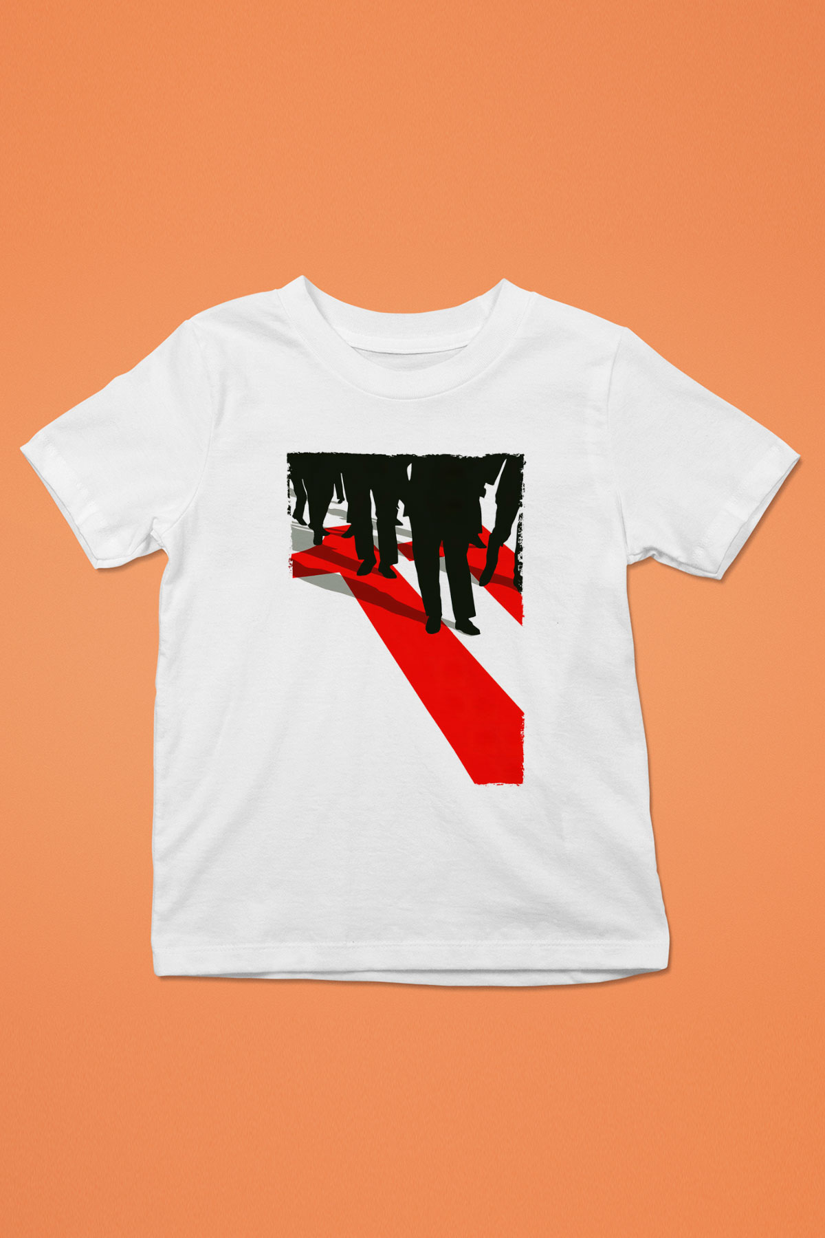Unisex Ocean's Eleven Baskılı Beyaz Çocuk Tişört