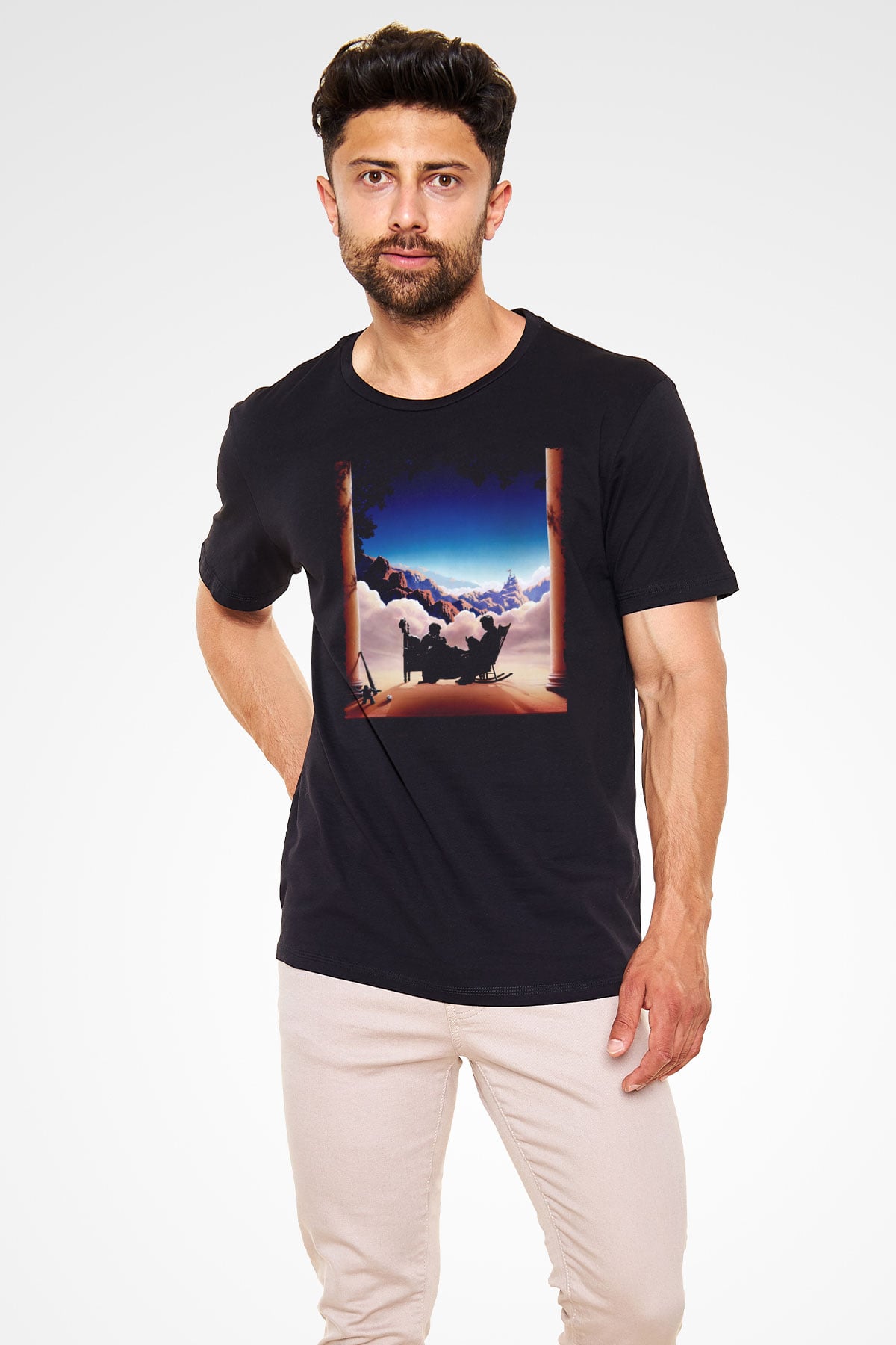 Unisex Prenses Gelin (The Princess Bride) Baskılı Siyah T-Shirt