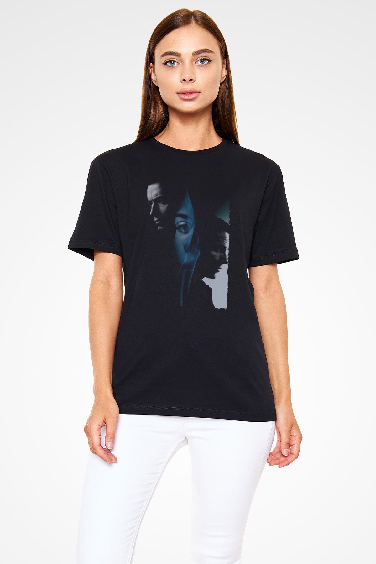 Unisex Prestij (The Prestige) Baskılı Siyah Tshirt