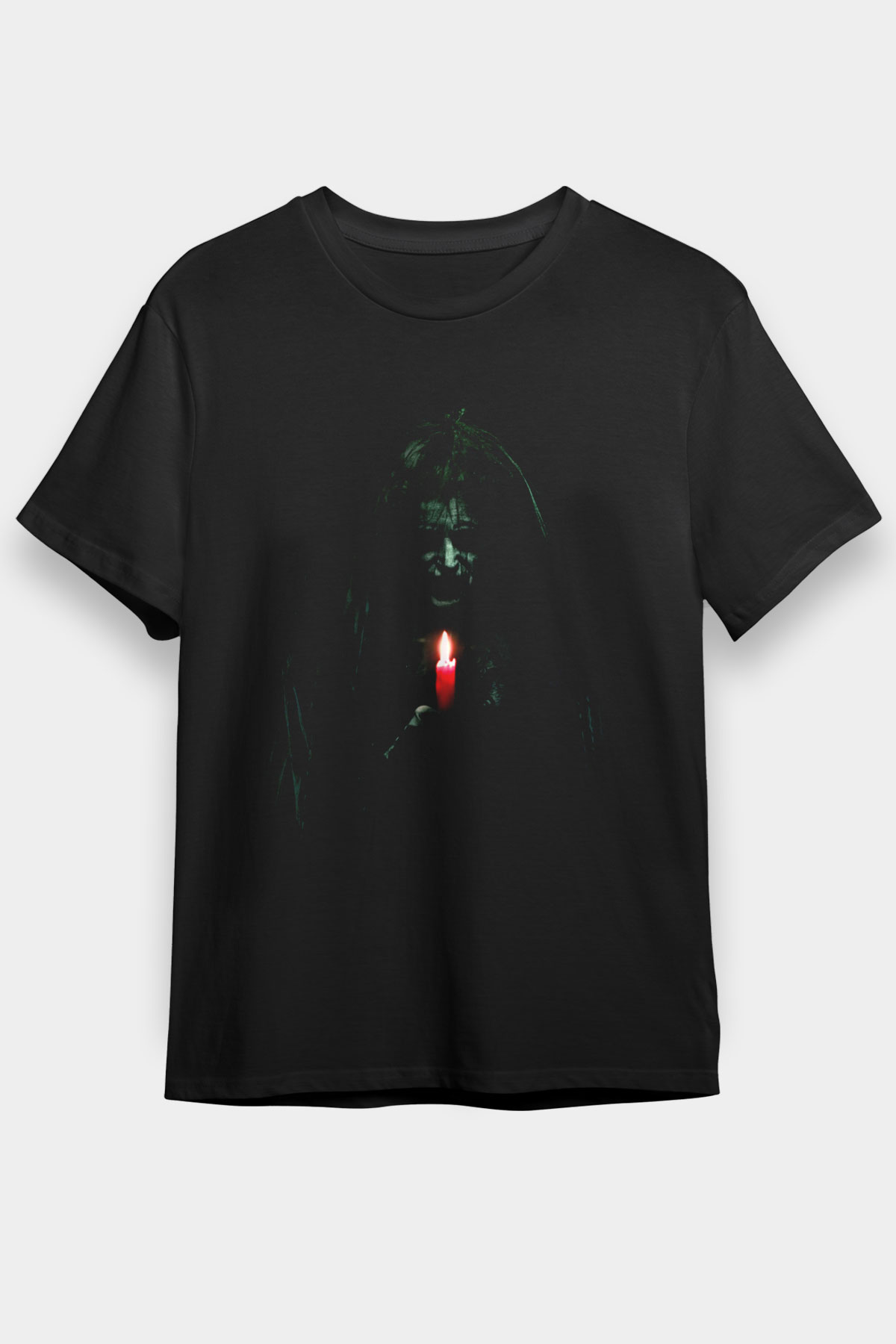 Unisex Ruhlar Bölgesi (Insidious) Baskılı Siyah Tshirt