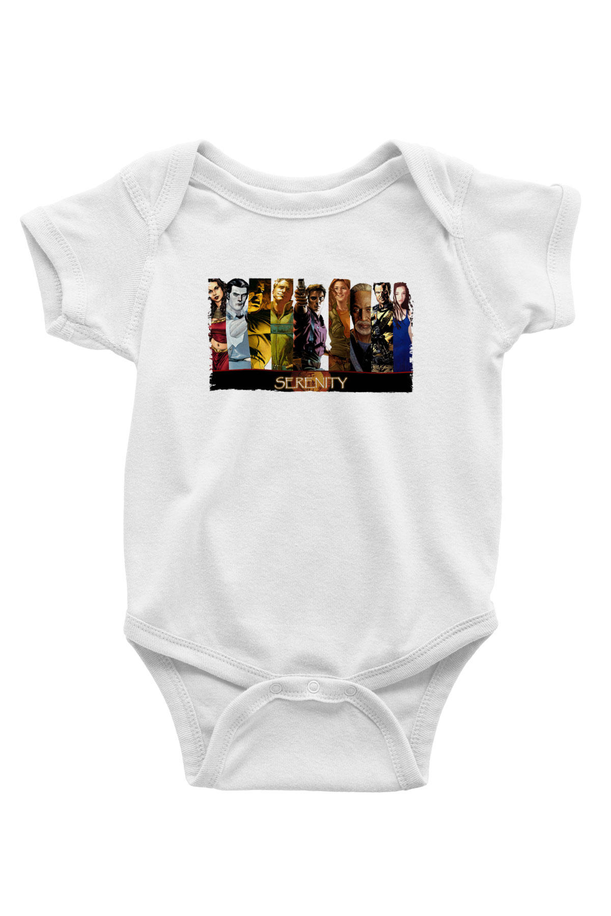 Unisex Serenity Baskılı Bebek Body - Zıbın