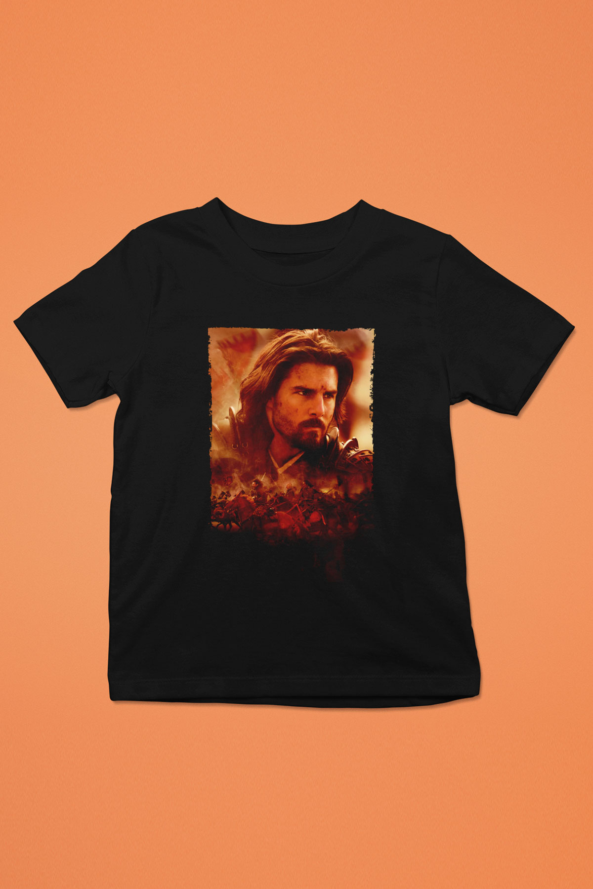 Unisex Son Samuray (The Last Samurai) Baskılı Siyah Çocuk T-Shirt